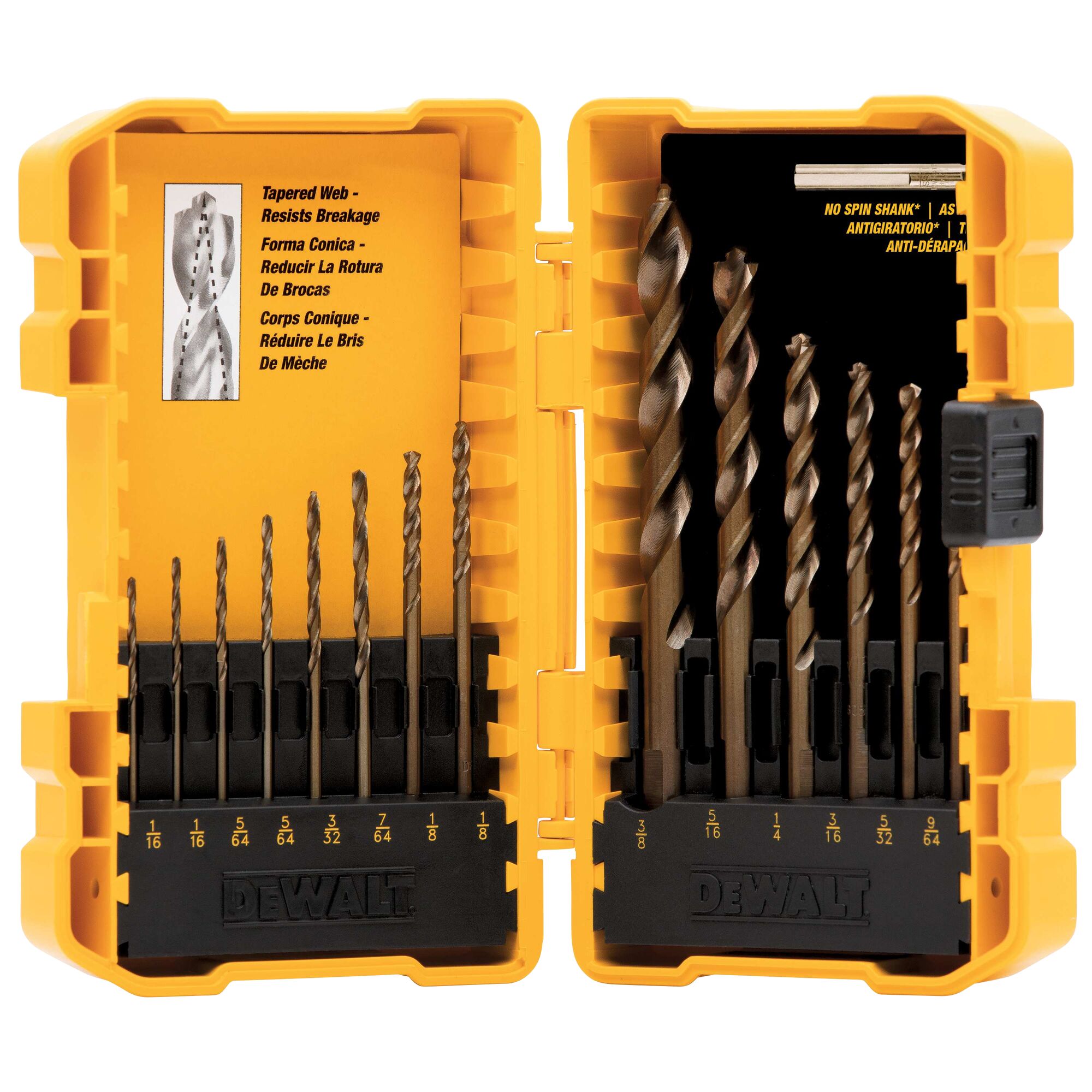 PILOT POINT Drill Bit Set 14 pc DEWALT