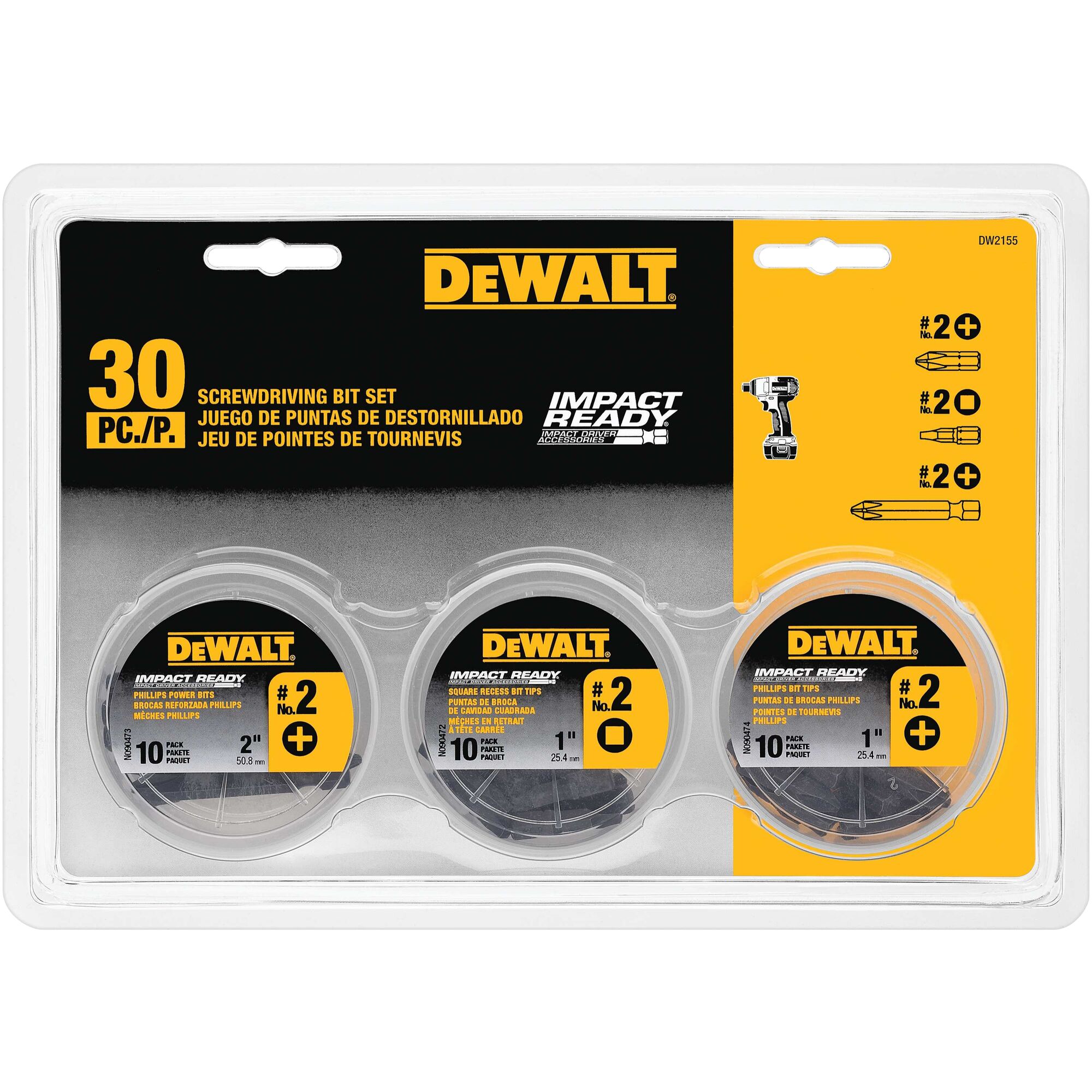 Dewalt 30 discount piece impact set