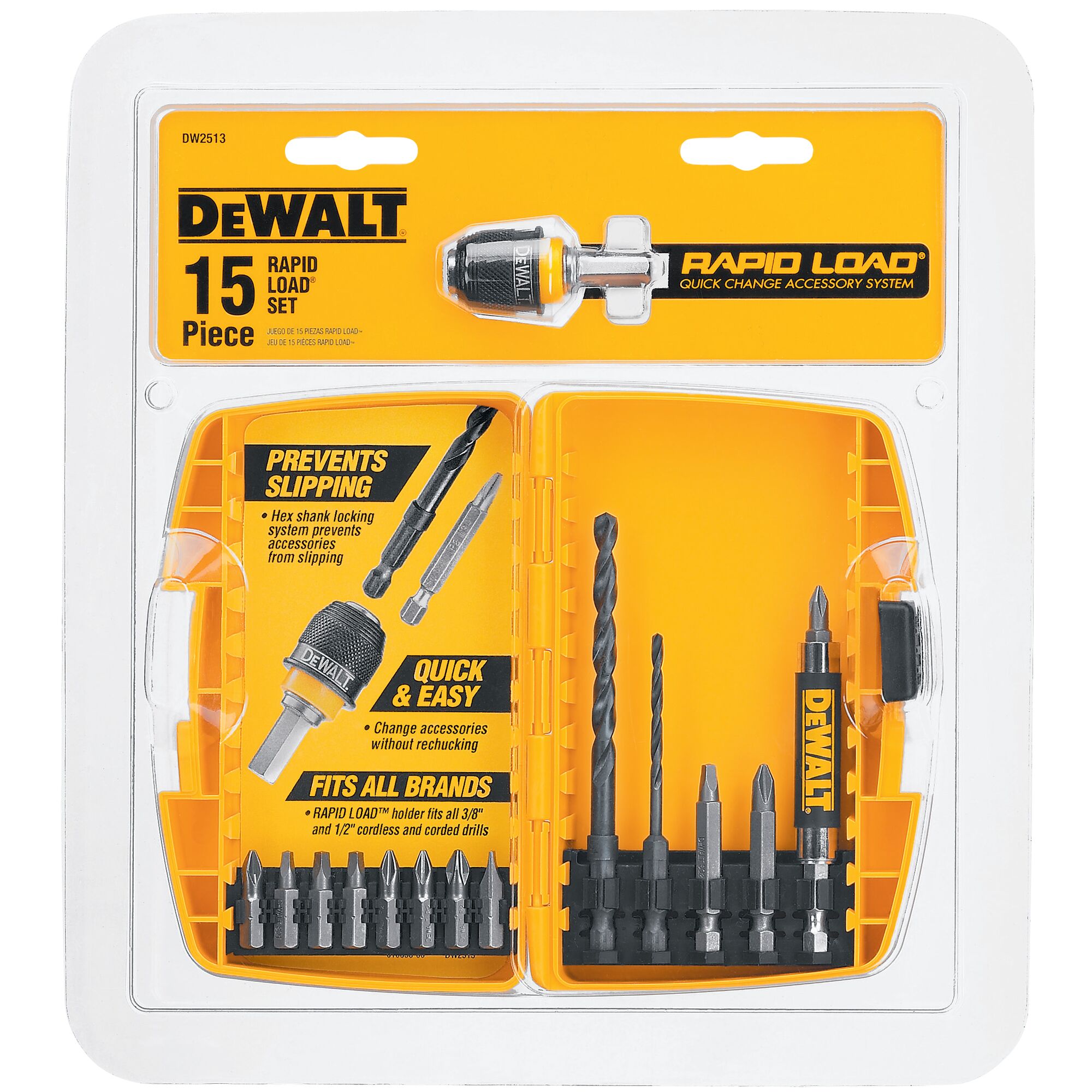 15 Pc. RAPID LOAD Set DEWALT