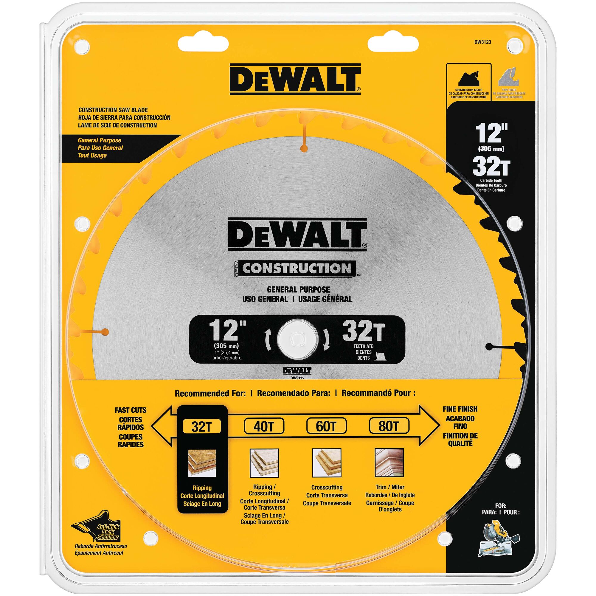 dewalt 12 blade