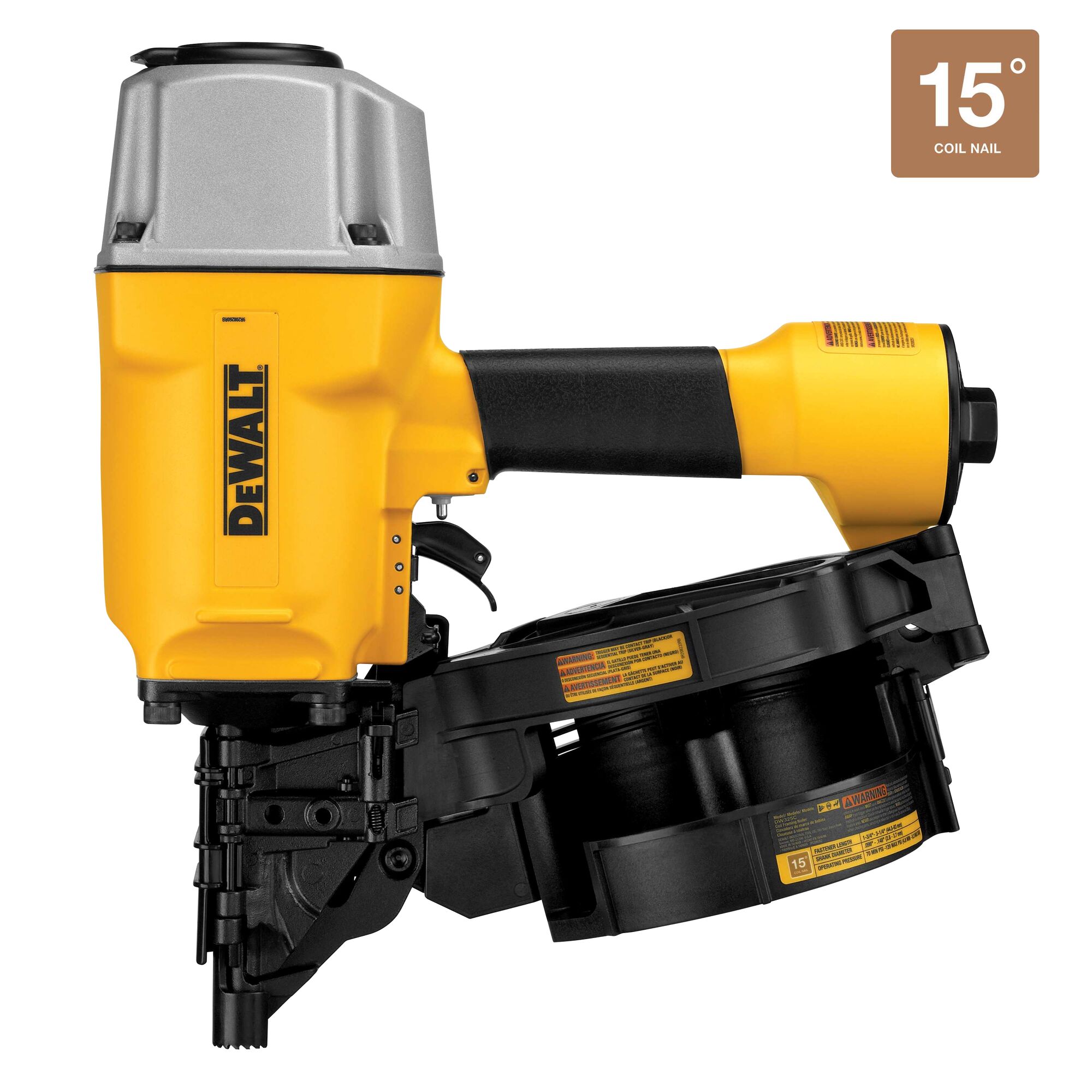 Dewalt 15 degree store coil framing nailer