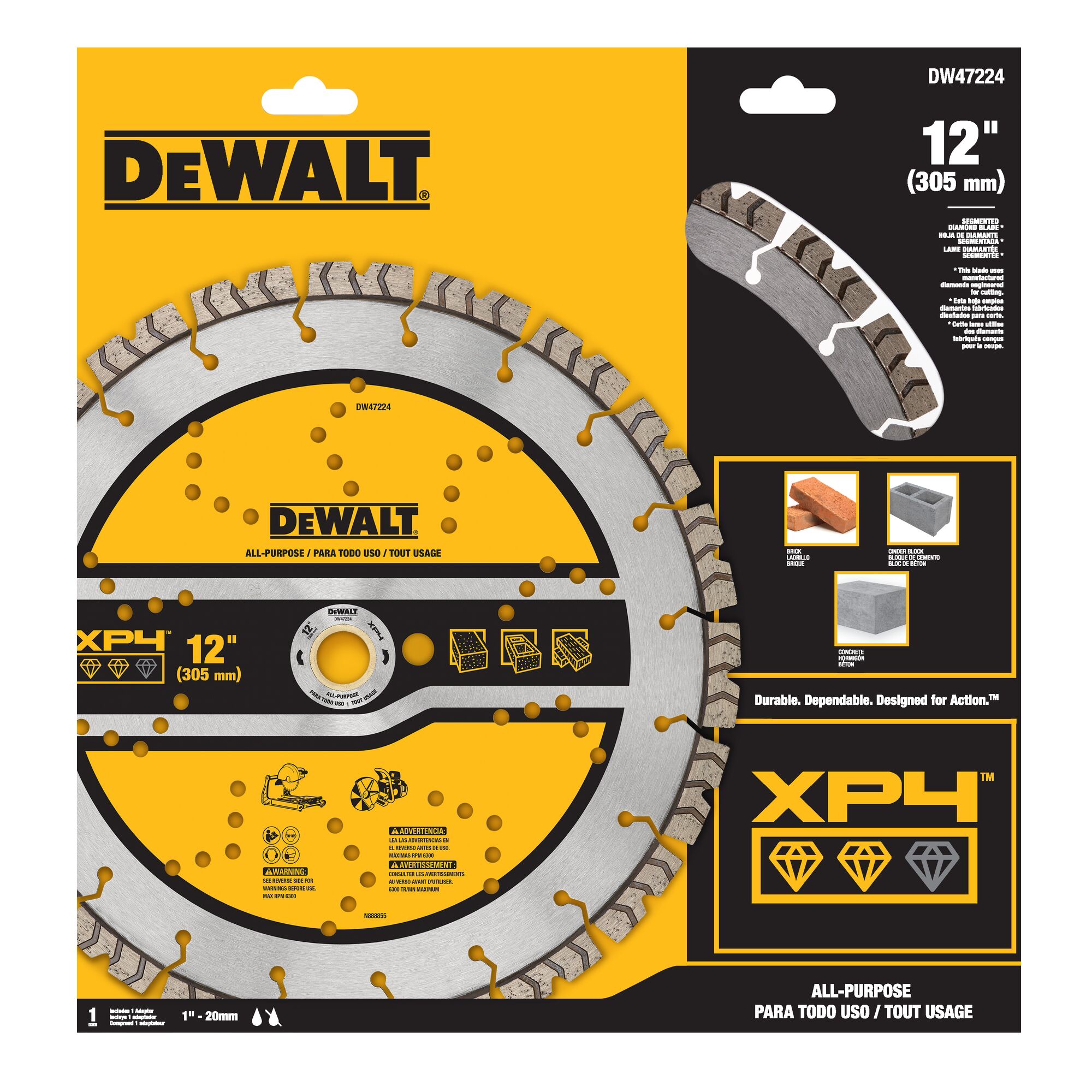 XP7 All-Purpose Segmented Diamond Blades | DEWALT