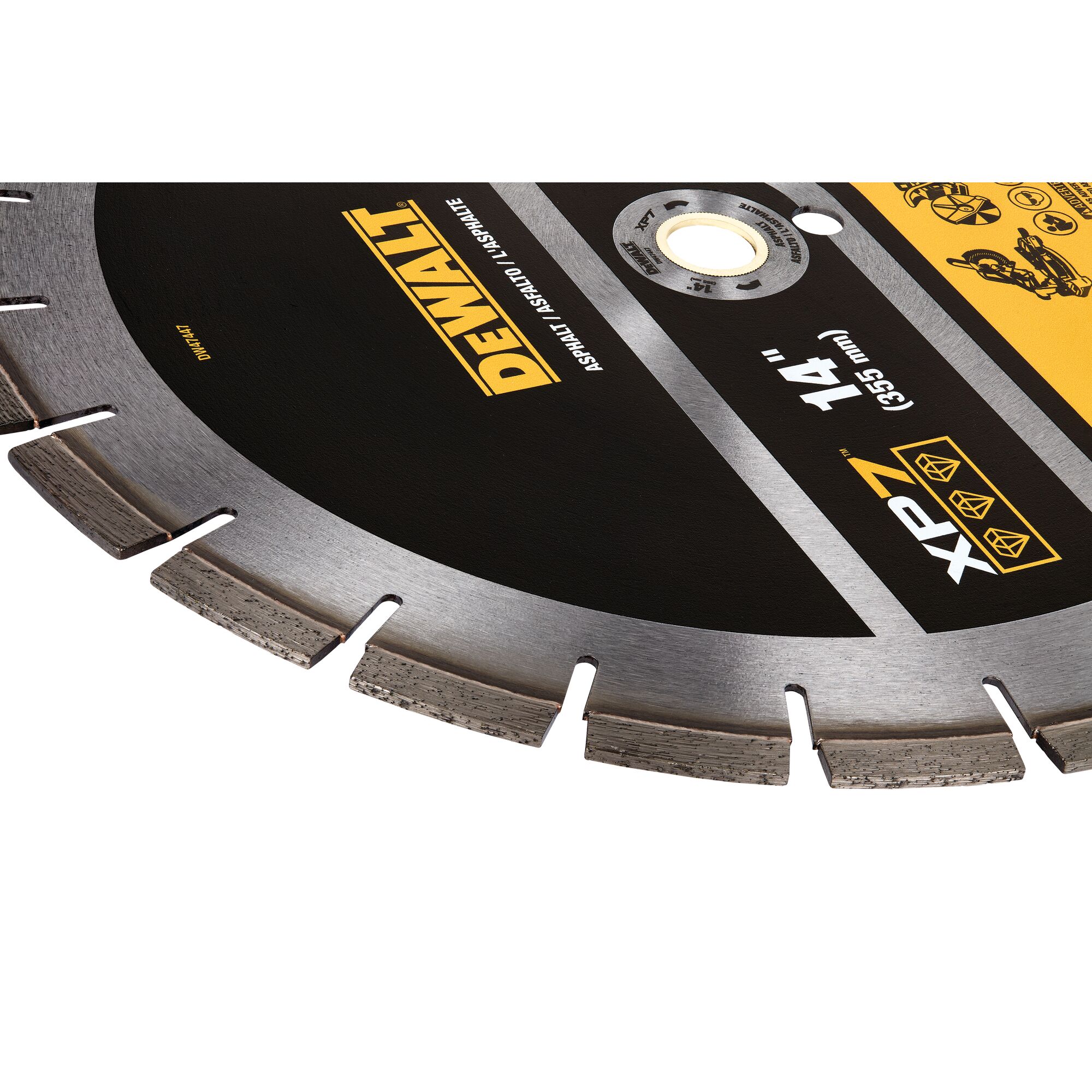 XP7 Asphalt Segmented Diamond Blade | DEWALT