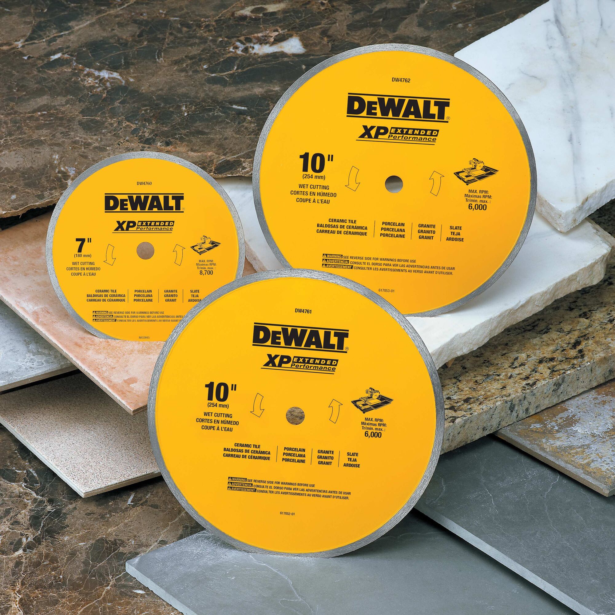 XP7 Tile Diamond Blades | DEWALT