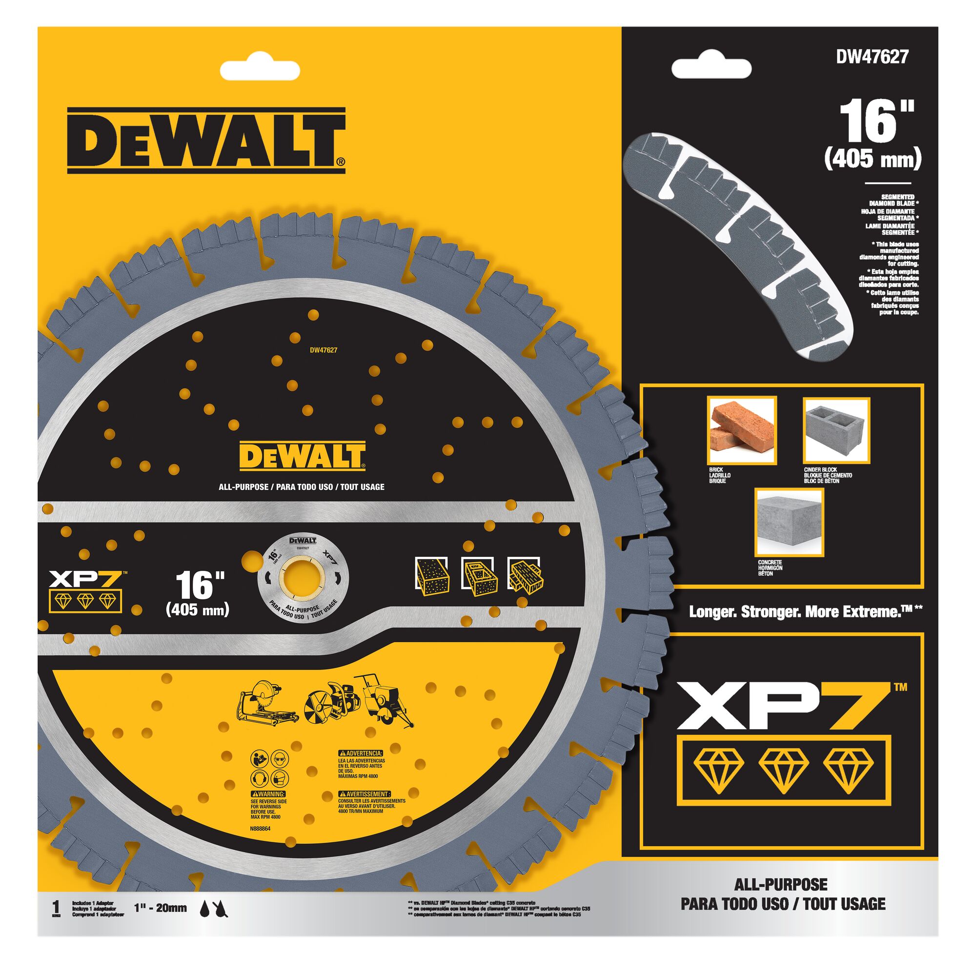 XP7 All-Purpose Segmented Diamond Blades | DEWALT