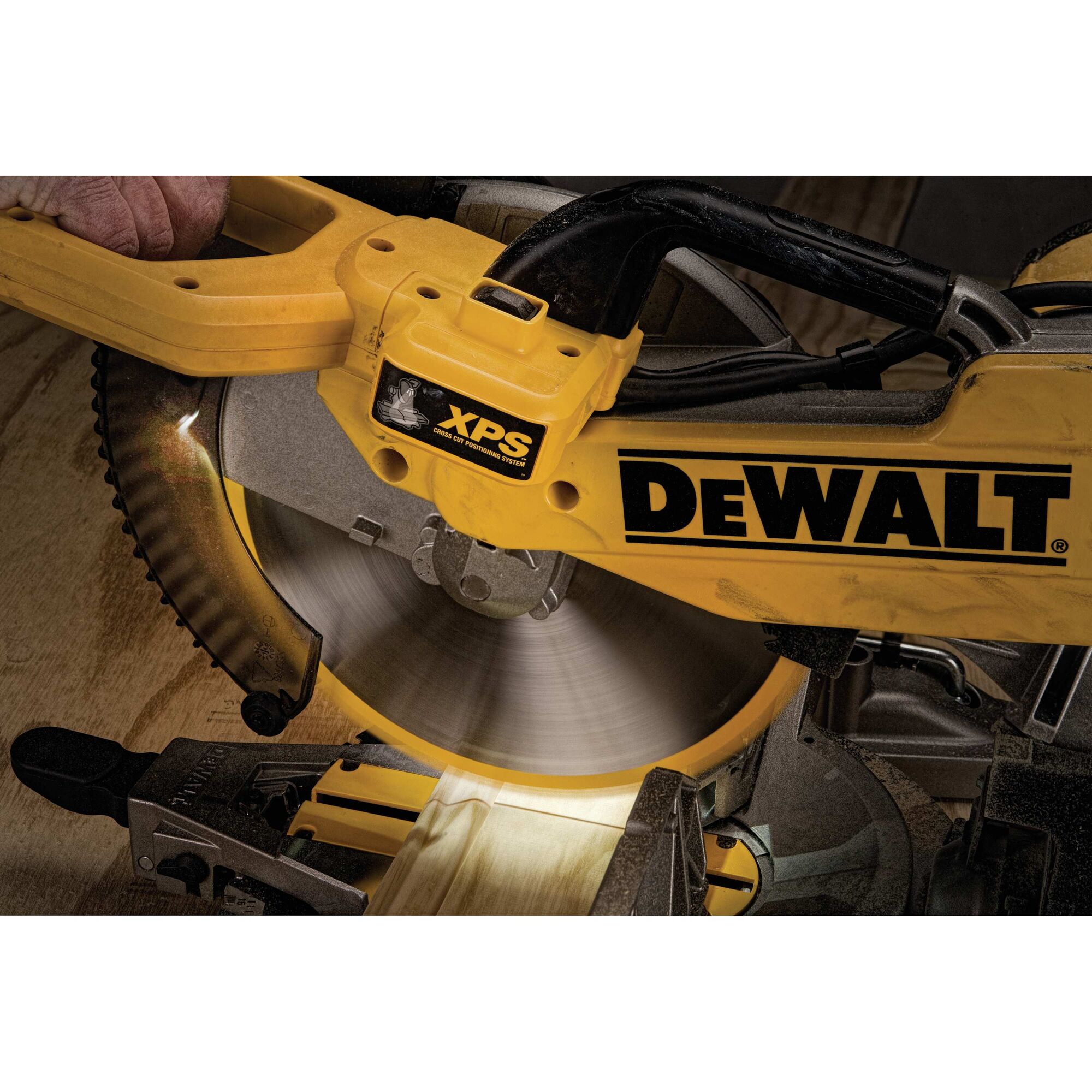 Dewalt xps best sale miter saw