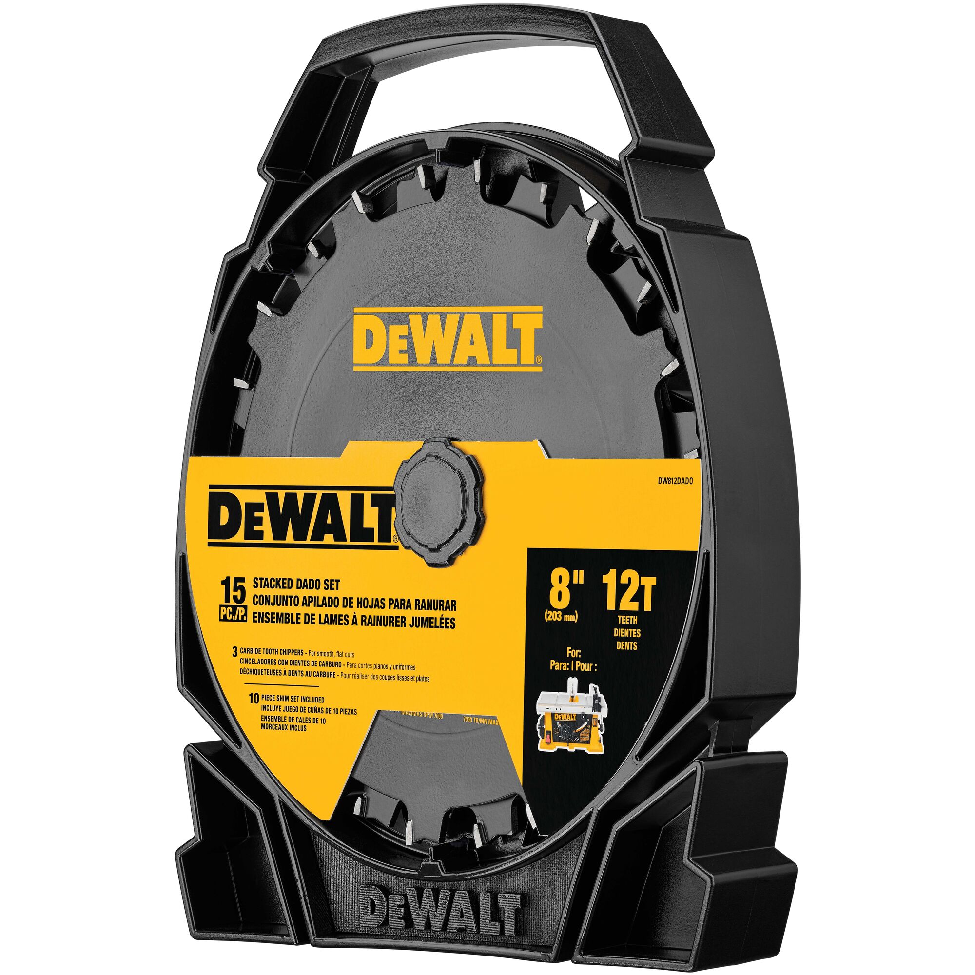 Dewalt table saw dado shop blade