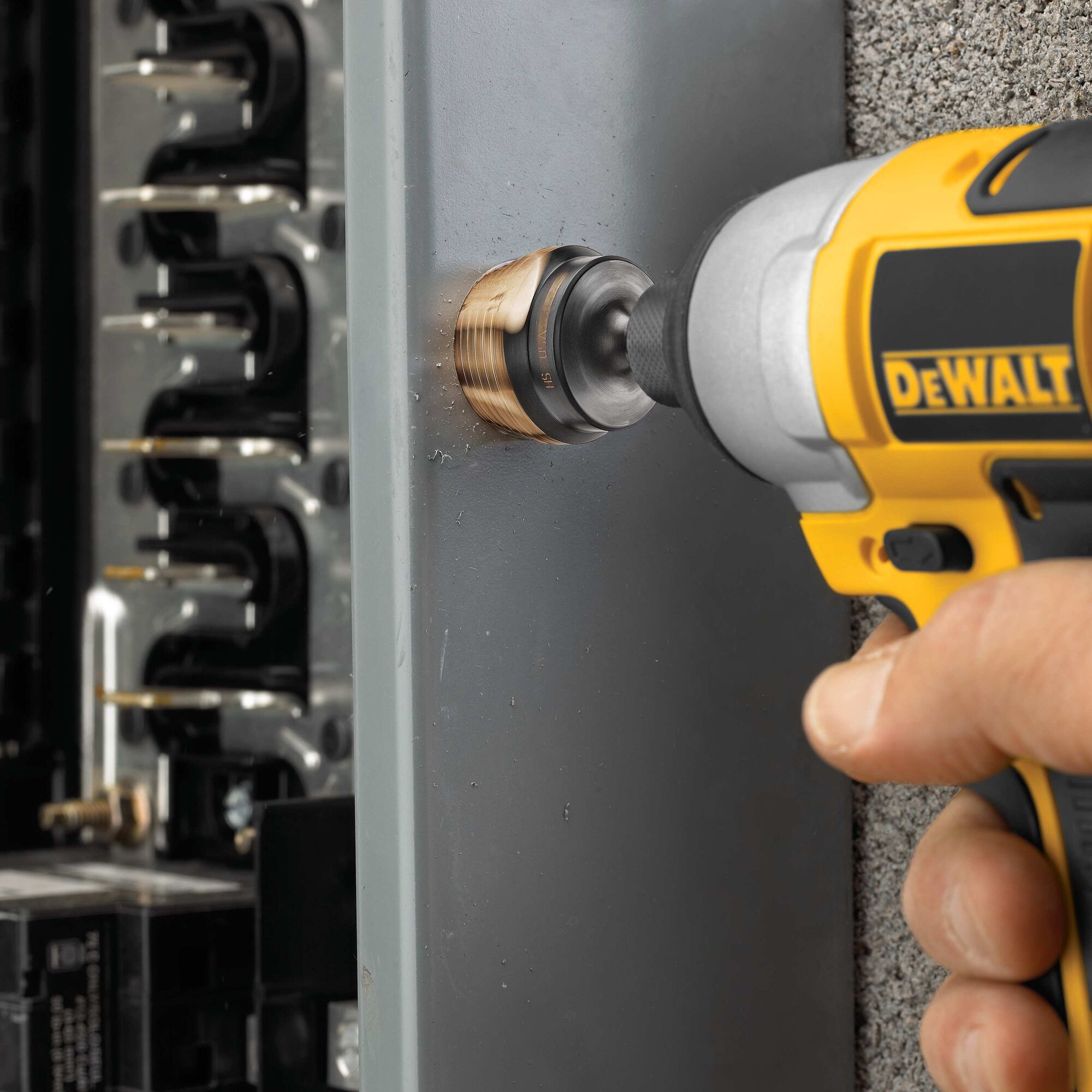 Step best sale drill dewalt