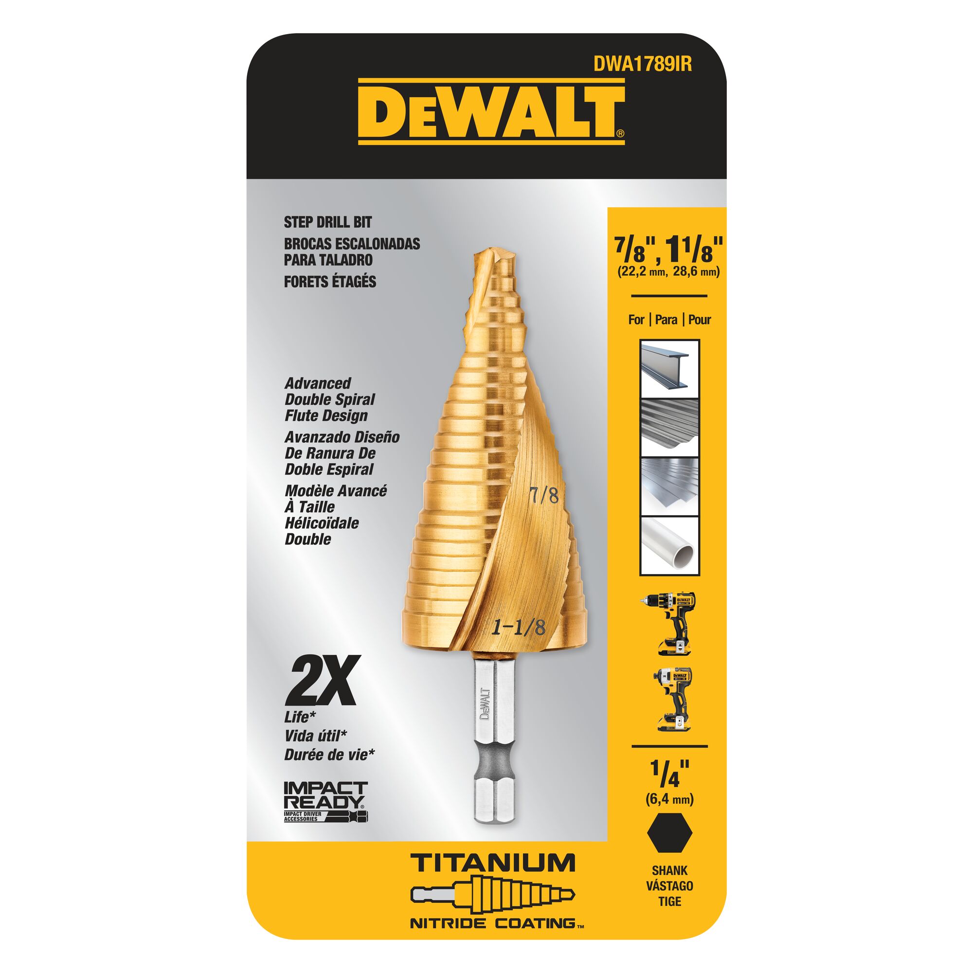 Dewalt step bit new arrivals