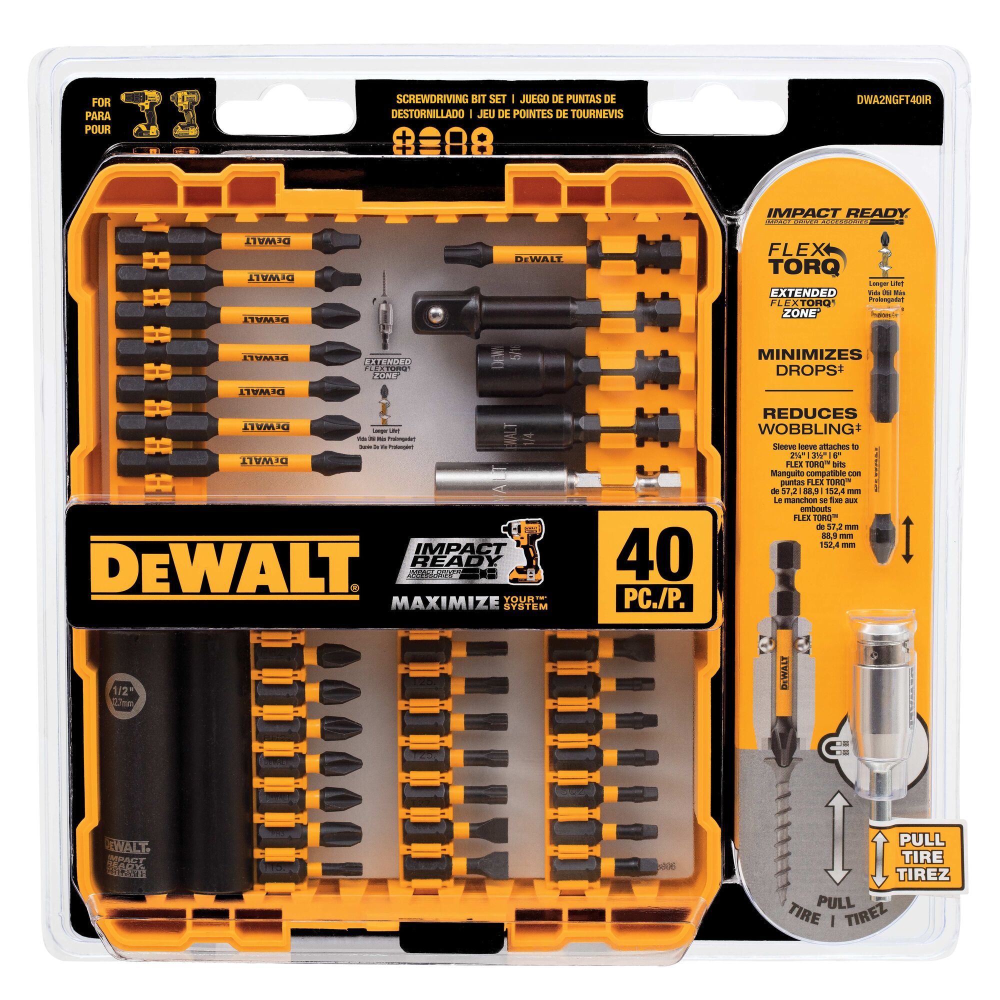 IMPACT READY Screwdriving Set 35 pc DEWALT