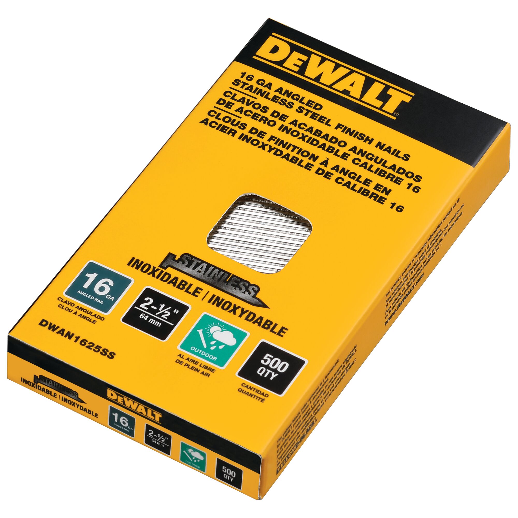 Dewalt best sale angled nails