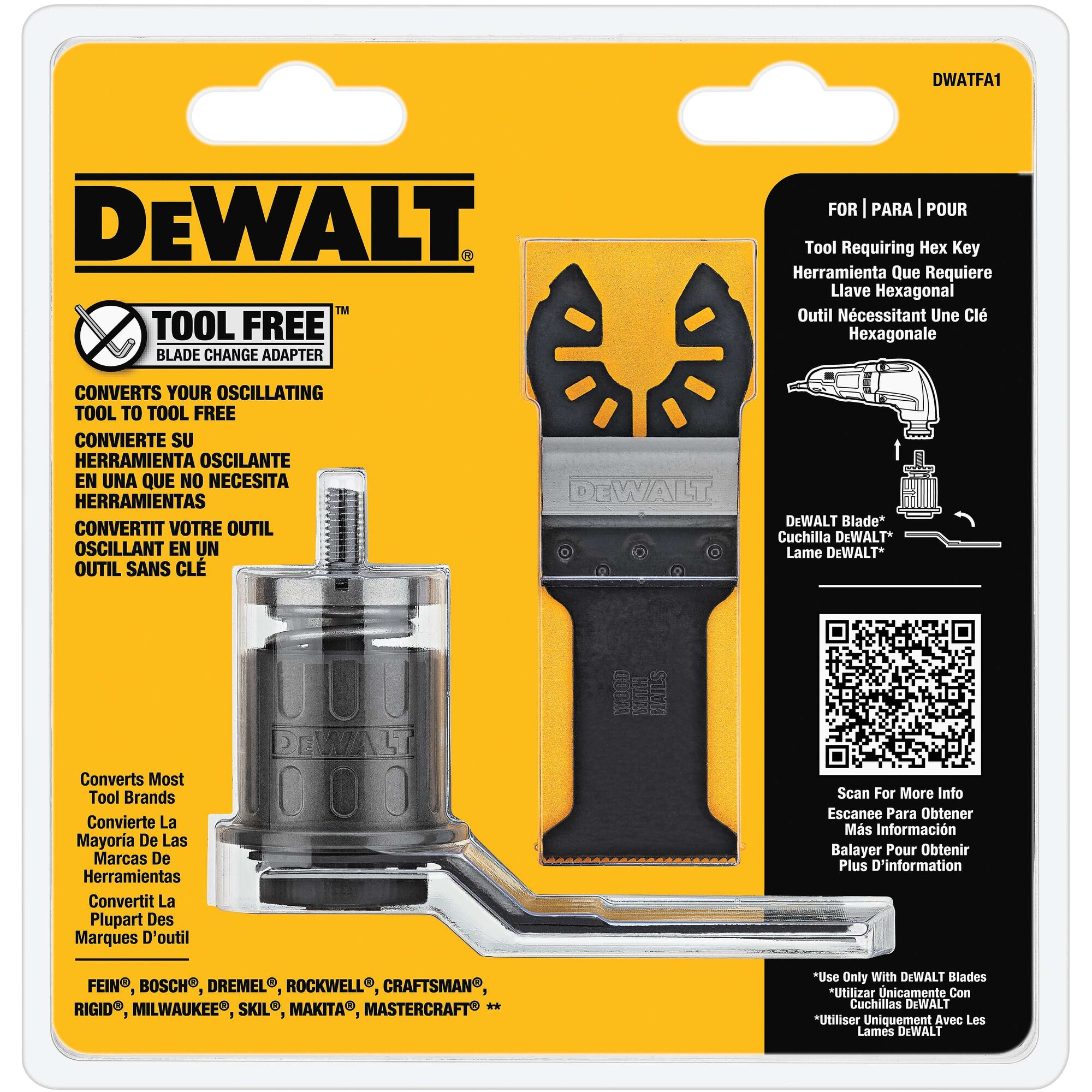 Attachments for store dewalt oscillating tool