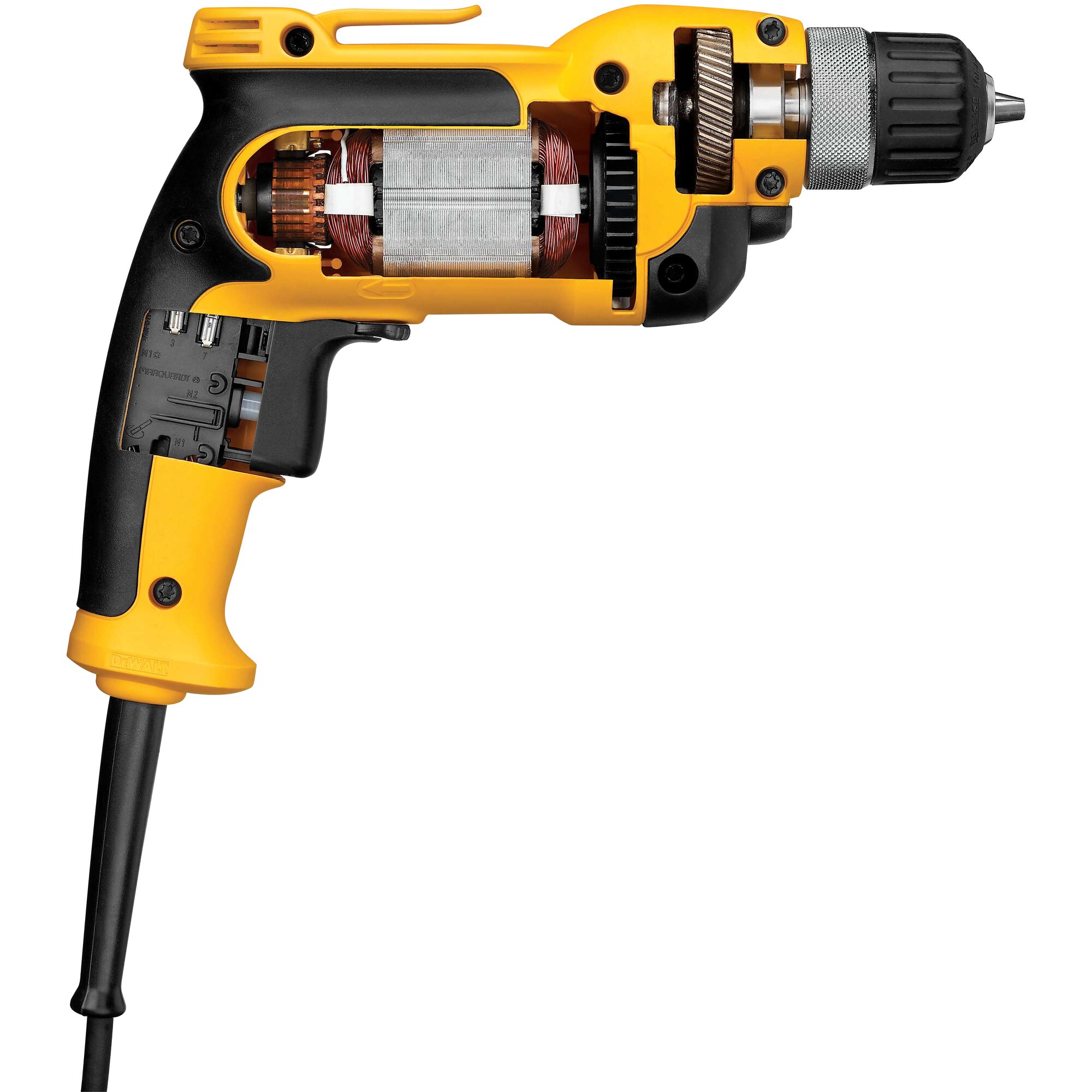 3/8 in. (10mm) VSR™ Pistol Grip Drill with Keyless Chuck Kit | DEWALT