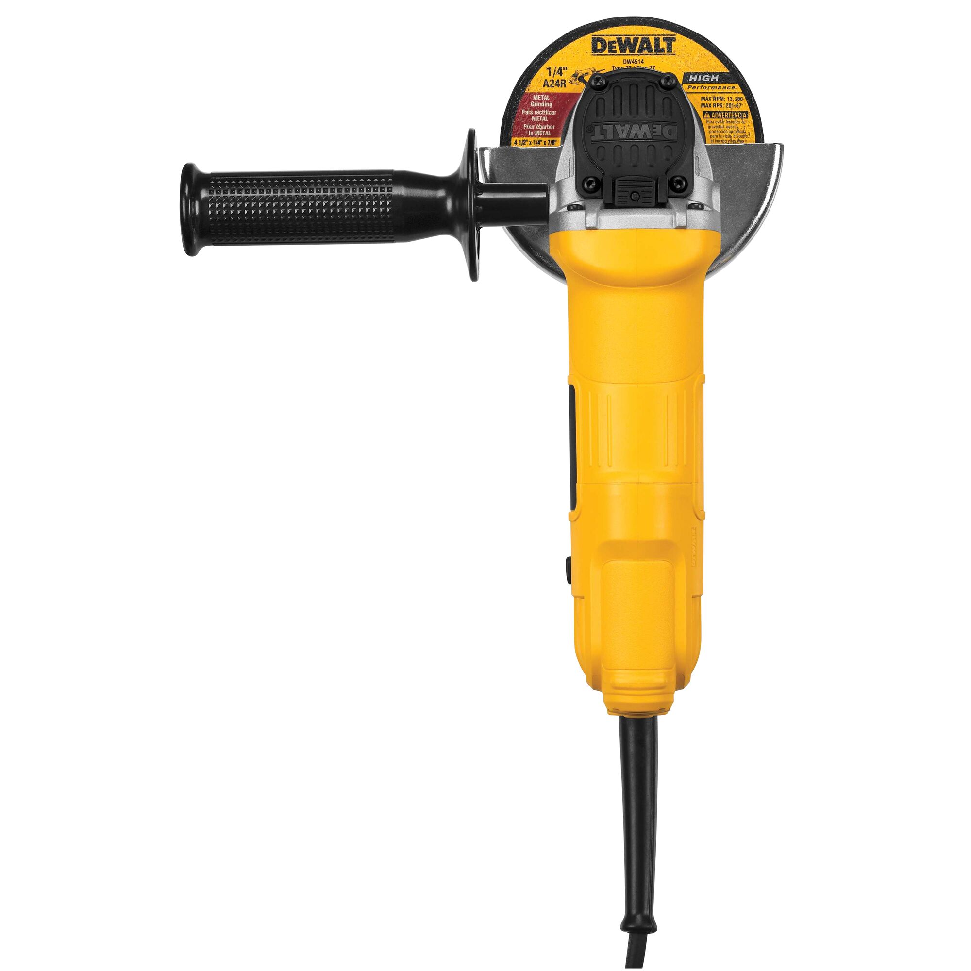 4 1 2 in. 115 mm Paddle Switch Small Angle Grinder DEWALT