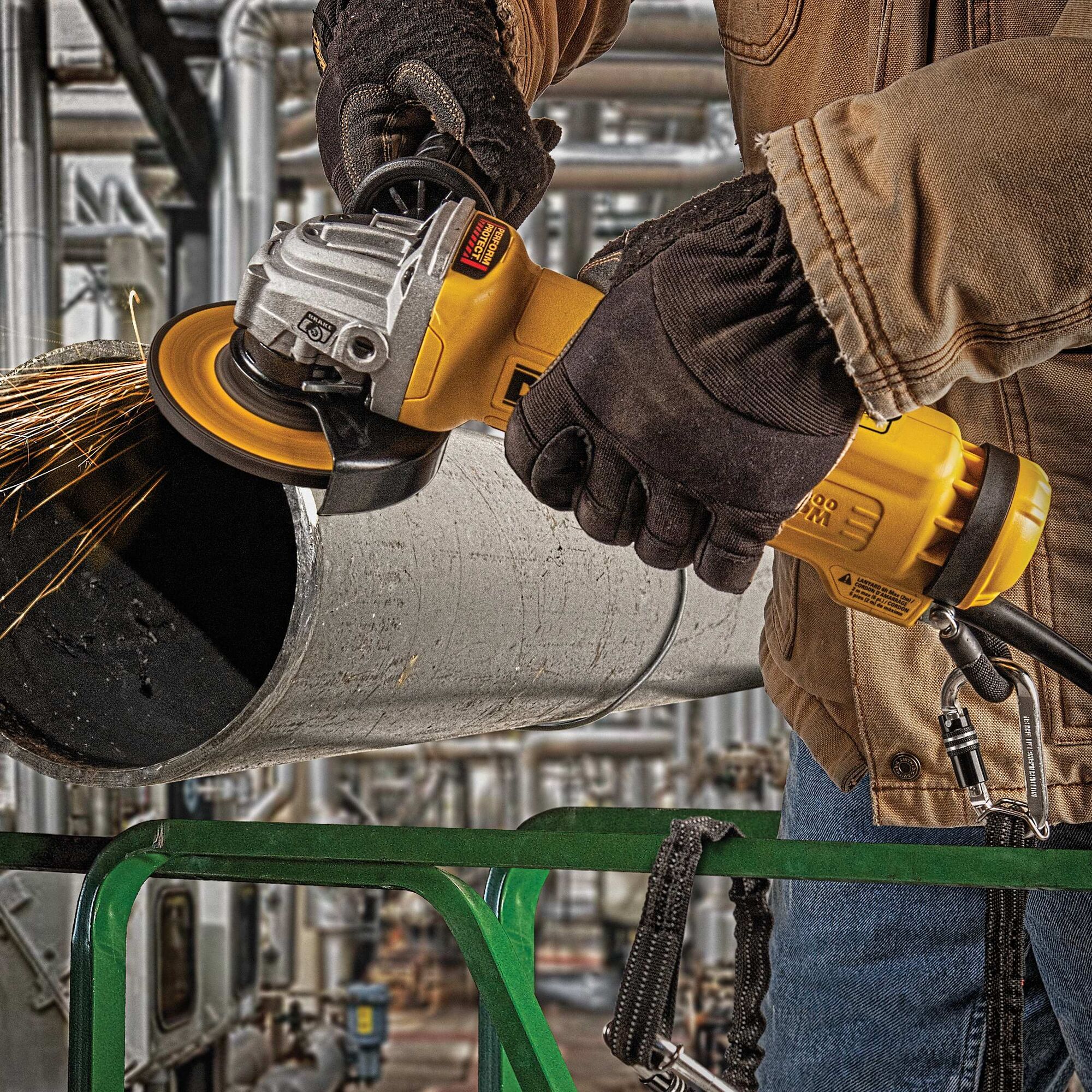 Dewalt right on sale angle grinder