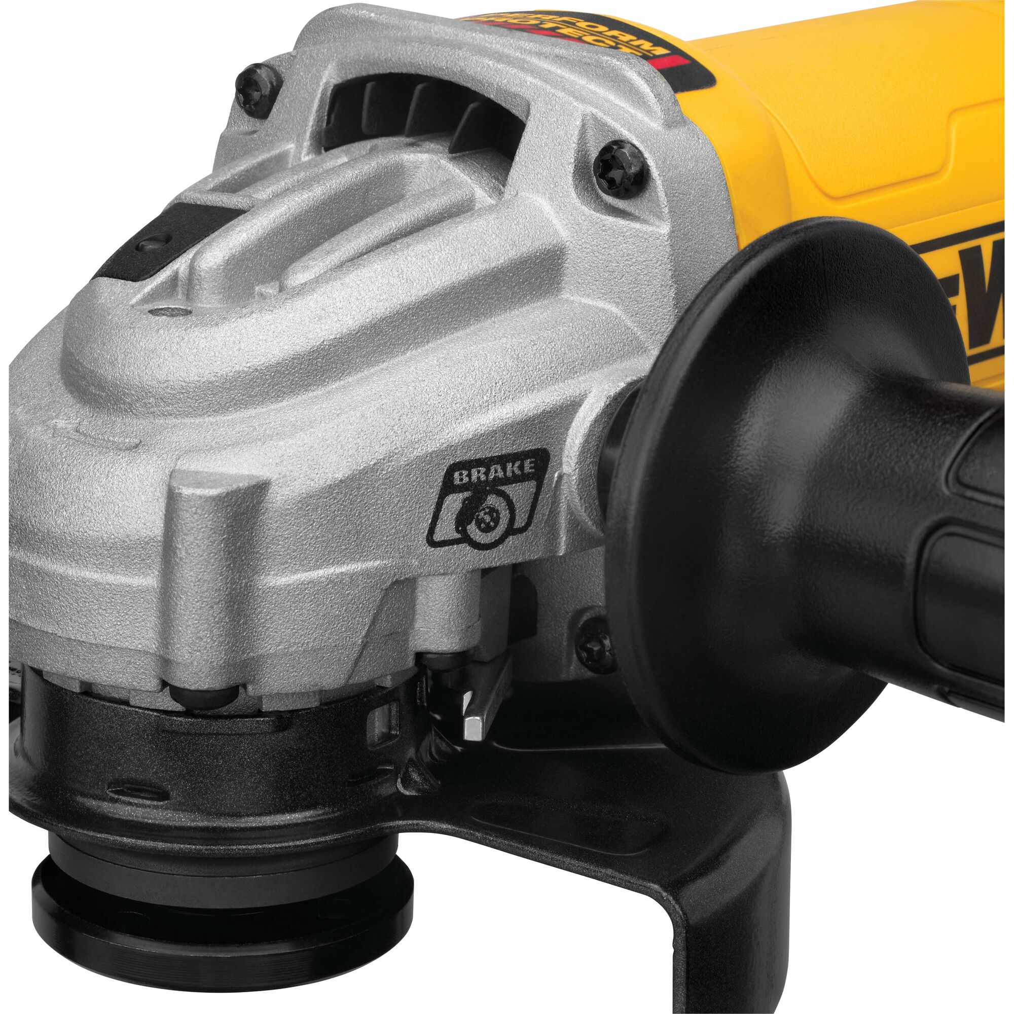 Dewalt grinder with discount brake