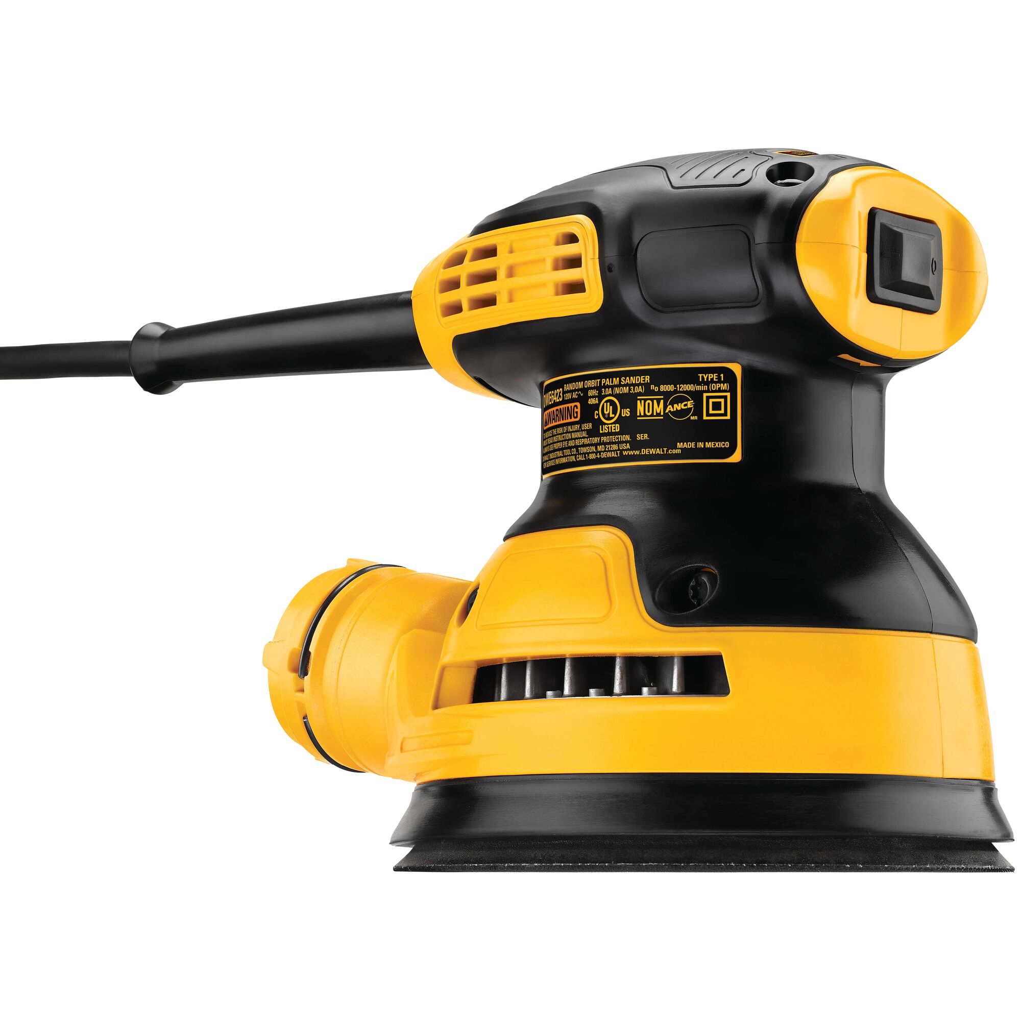 5 in. Single Speed Random Orbit Sander Kit - H&L Pad | DEWALT