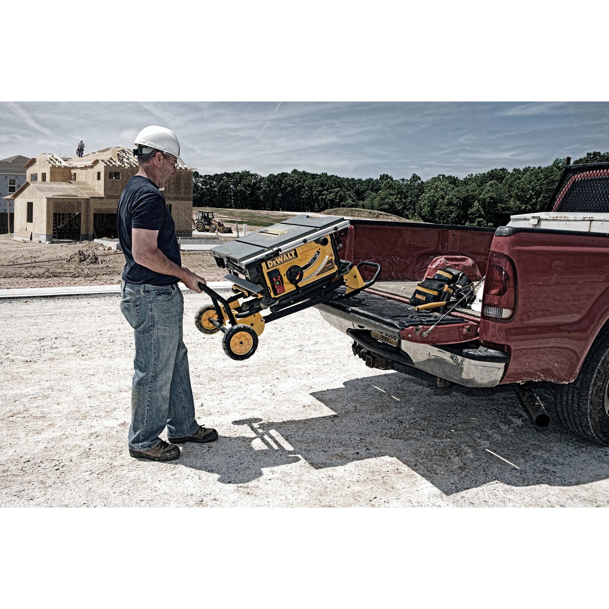 Dewalt portable table online saw stand