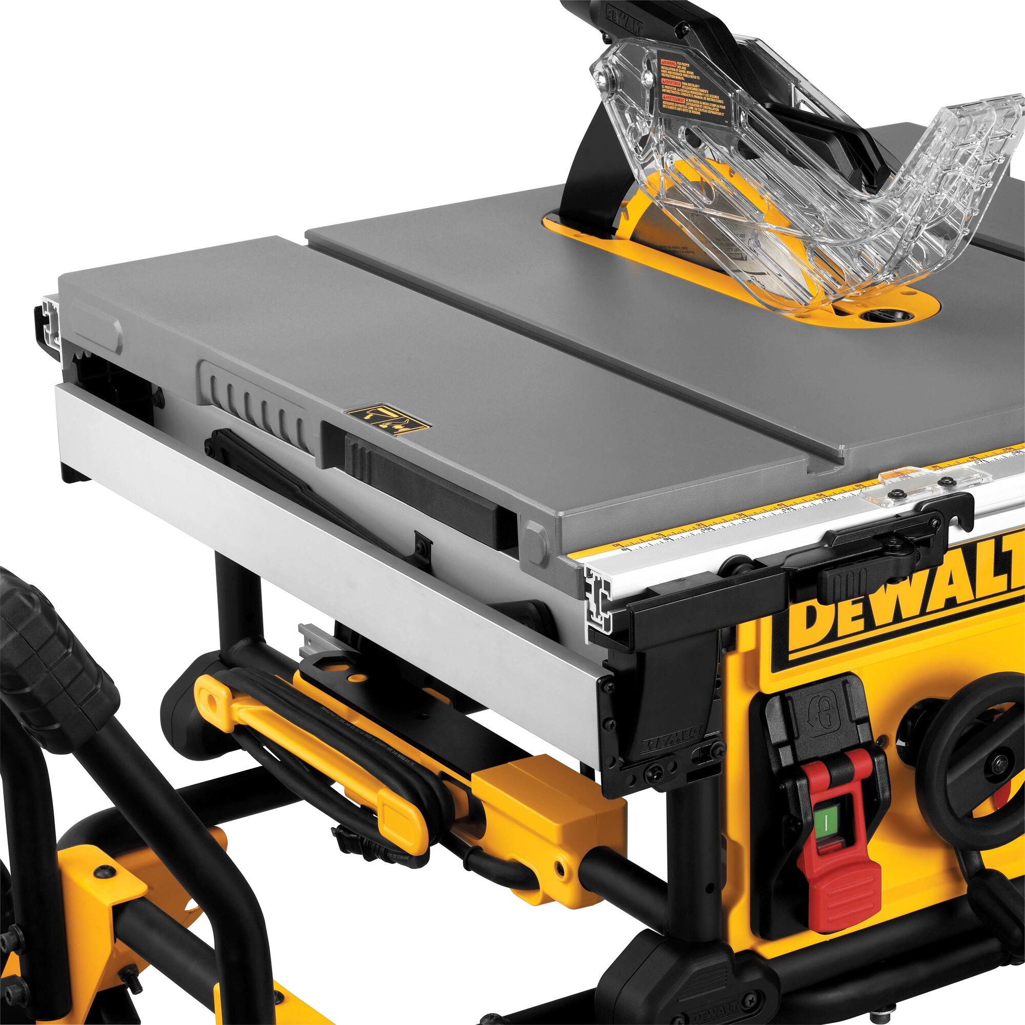 Dewalt table saw with rolling online stand