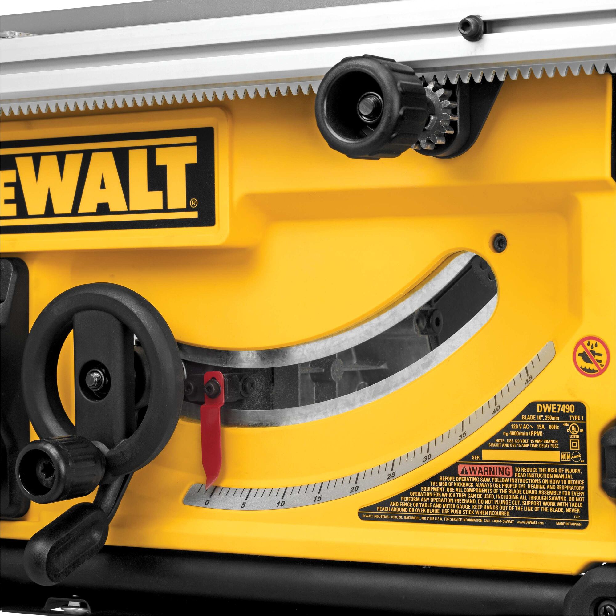 10 in. Table Saw with Scissor Stand DEWALT