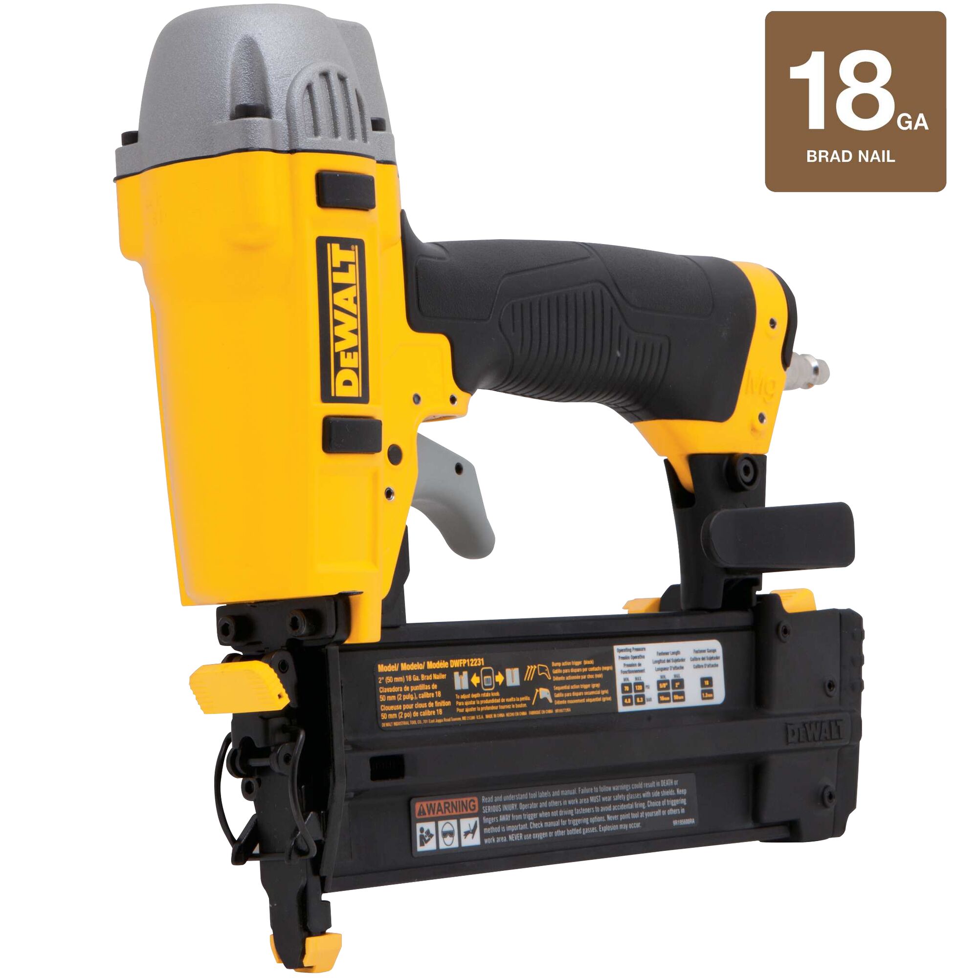 18 Gauge 2 in. Brad Nailer Kit DEWALT