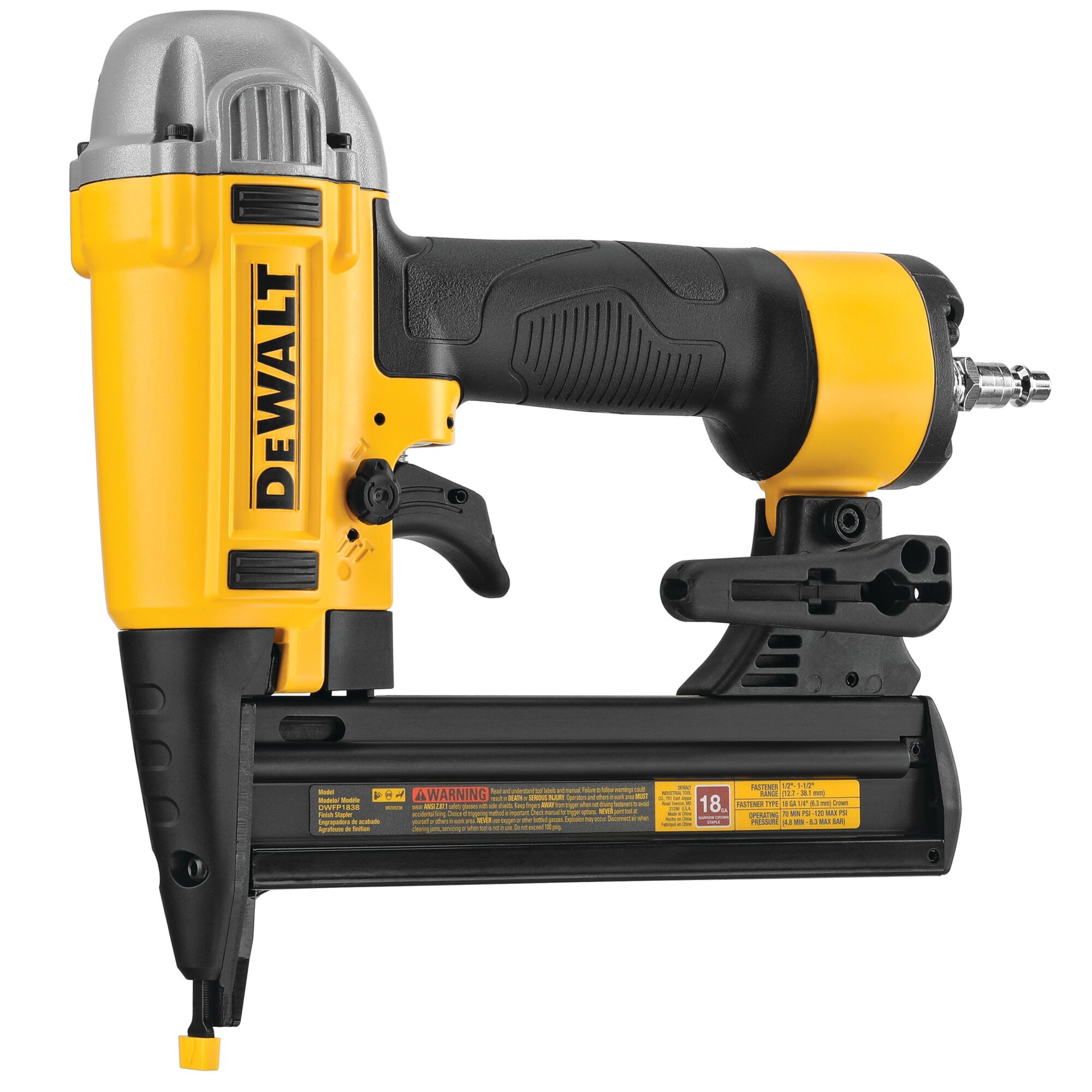 18 GA Finish Stapler DEWALT