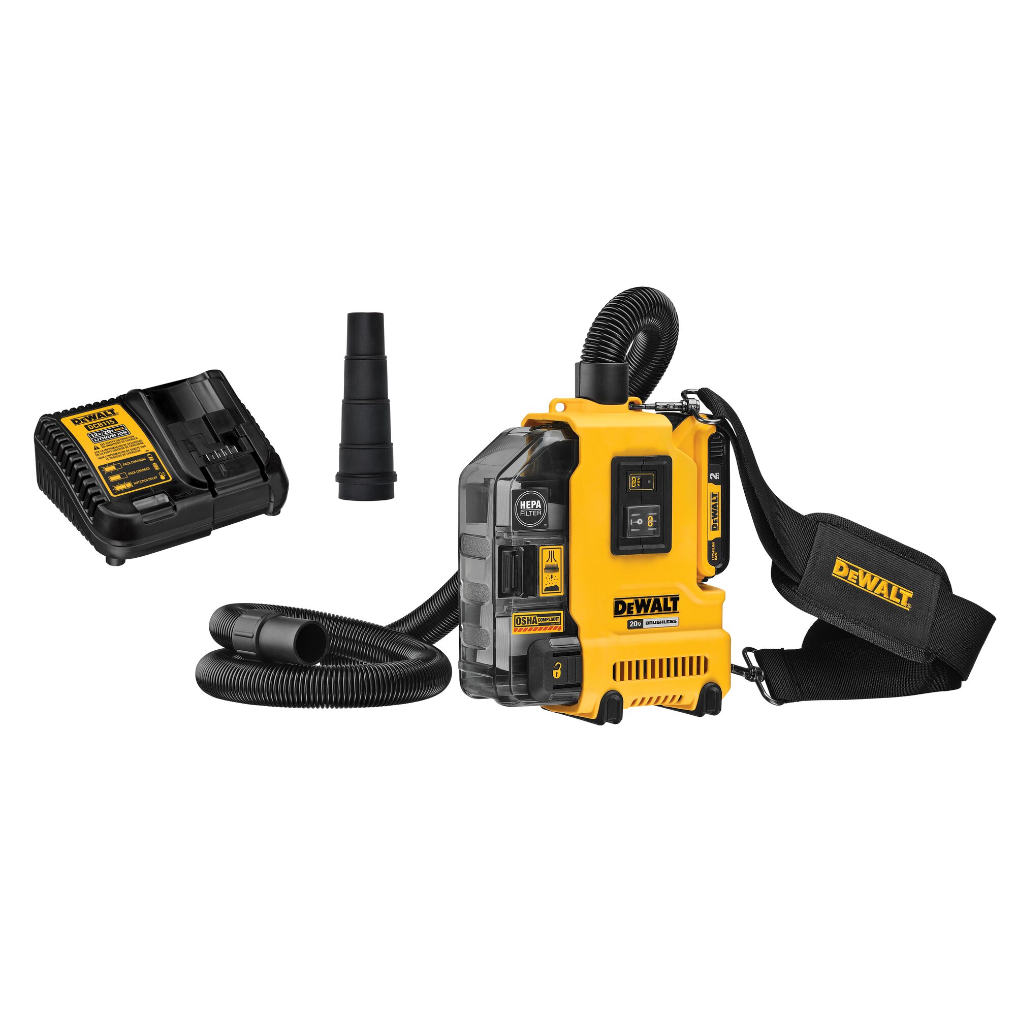 20V MAX* Brushless Cordless Universal Dust Extractor Kit | DEWALT