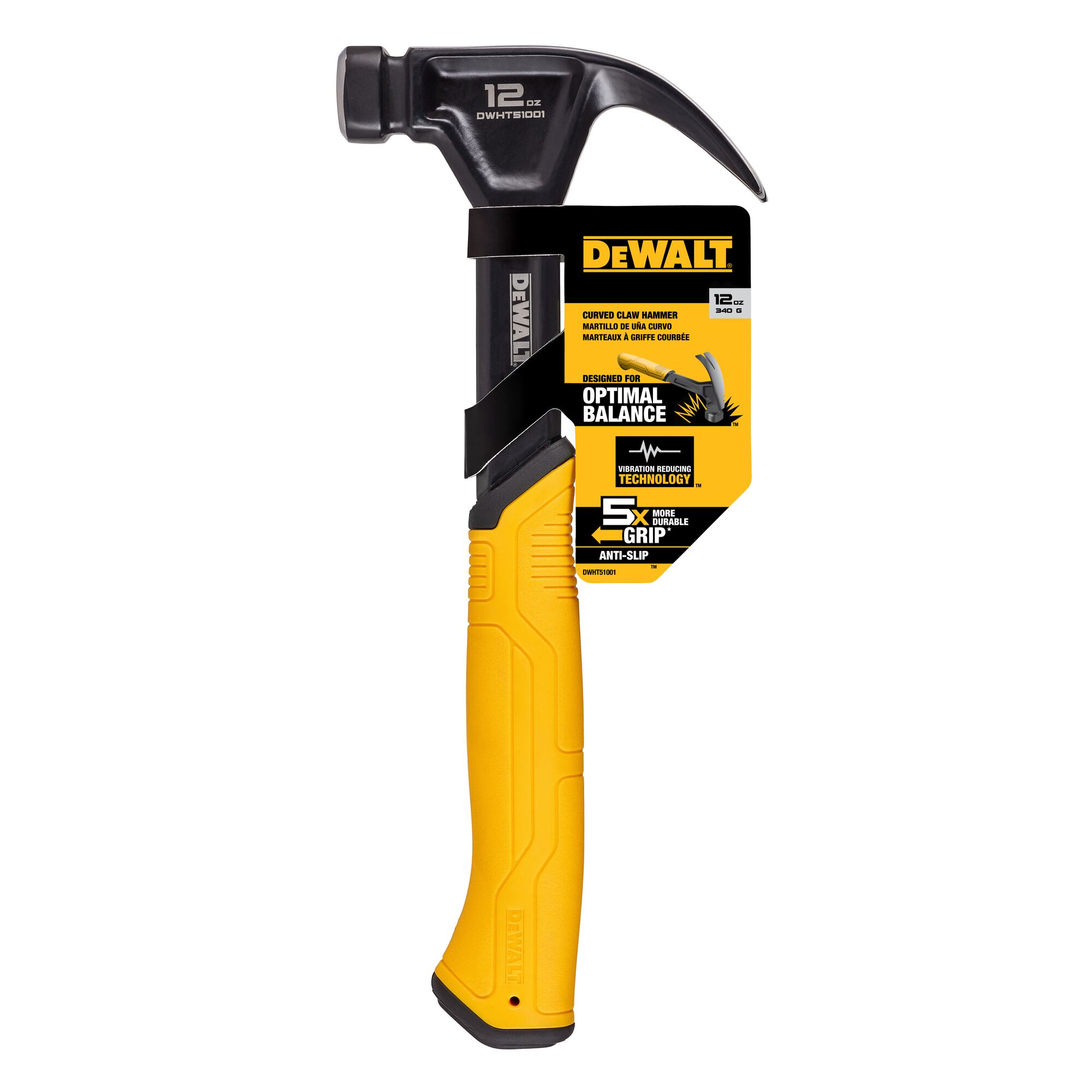 12 oz Curved Claw Steel Hammer DEWALT