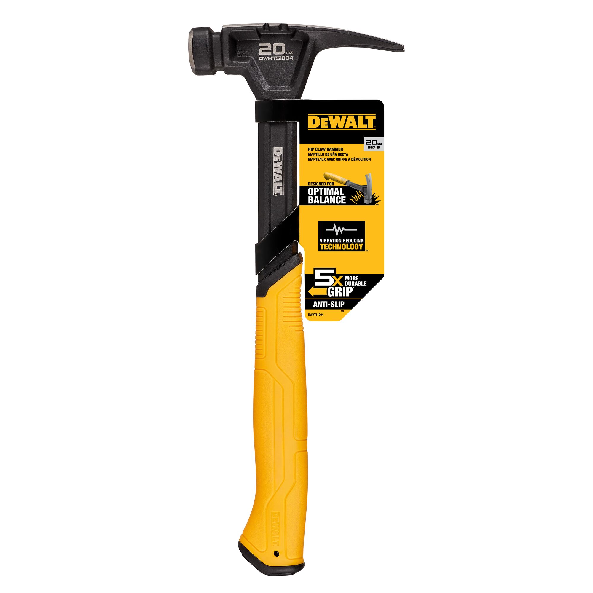 20 oz Rip Claw Steel Hammer DEWALT