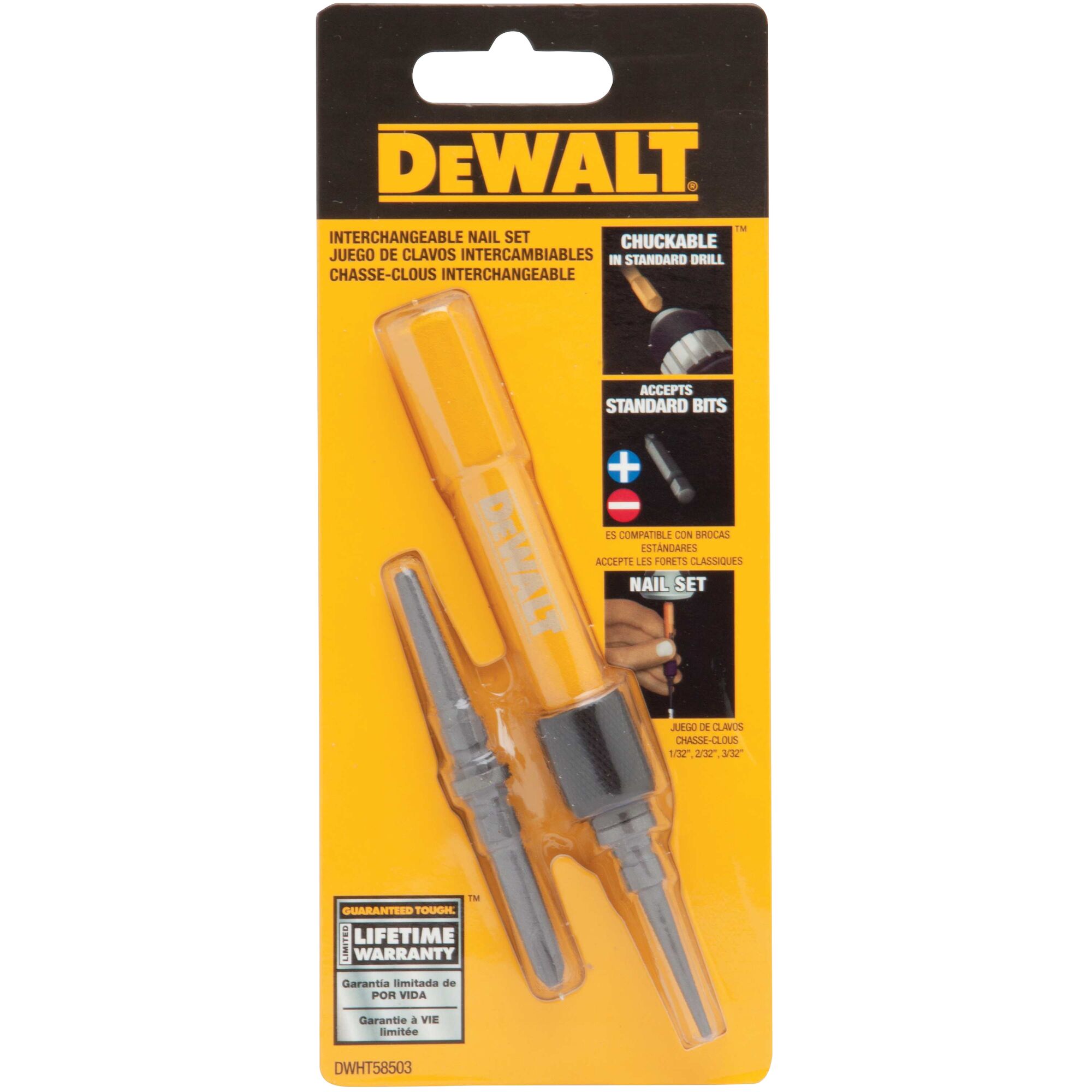 Interchangeable Nail Set DEWALT