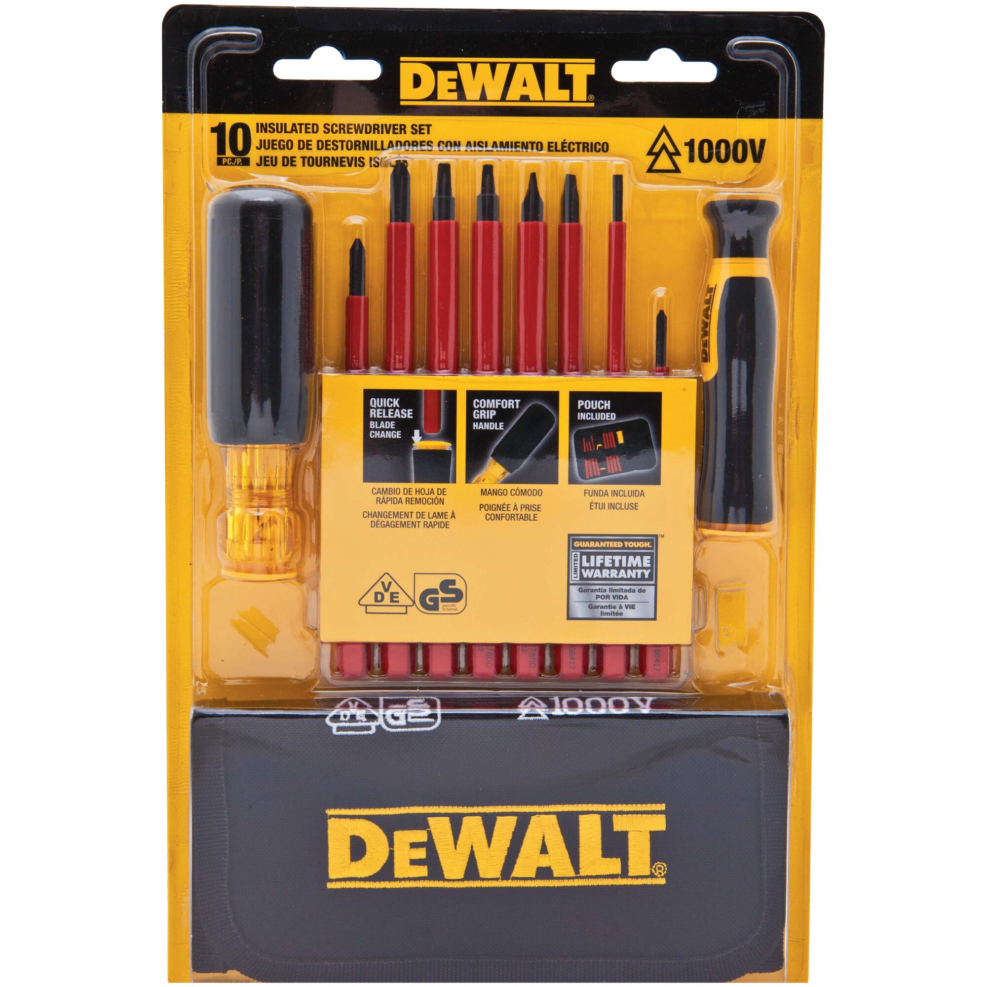 Insulated Vinyl Grip Screwdriver Set | DEWALT