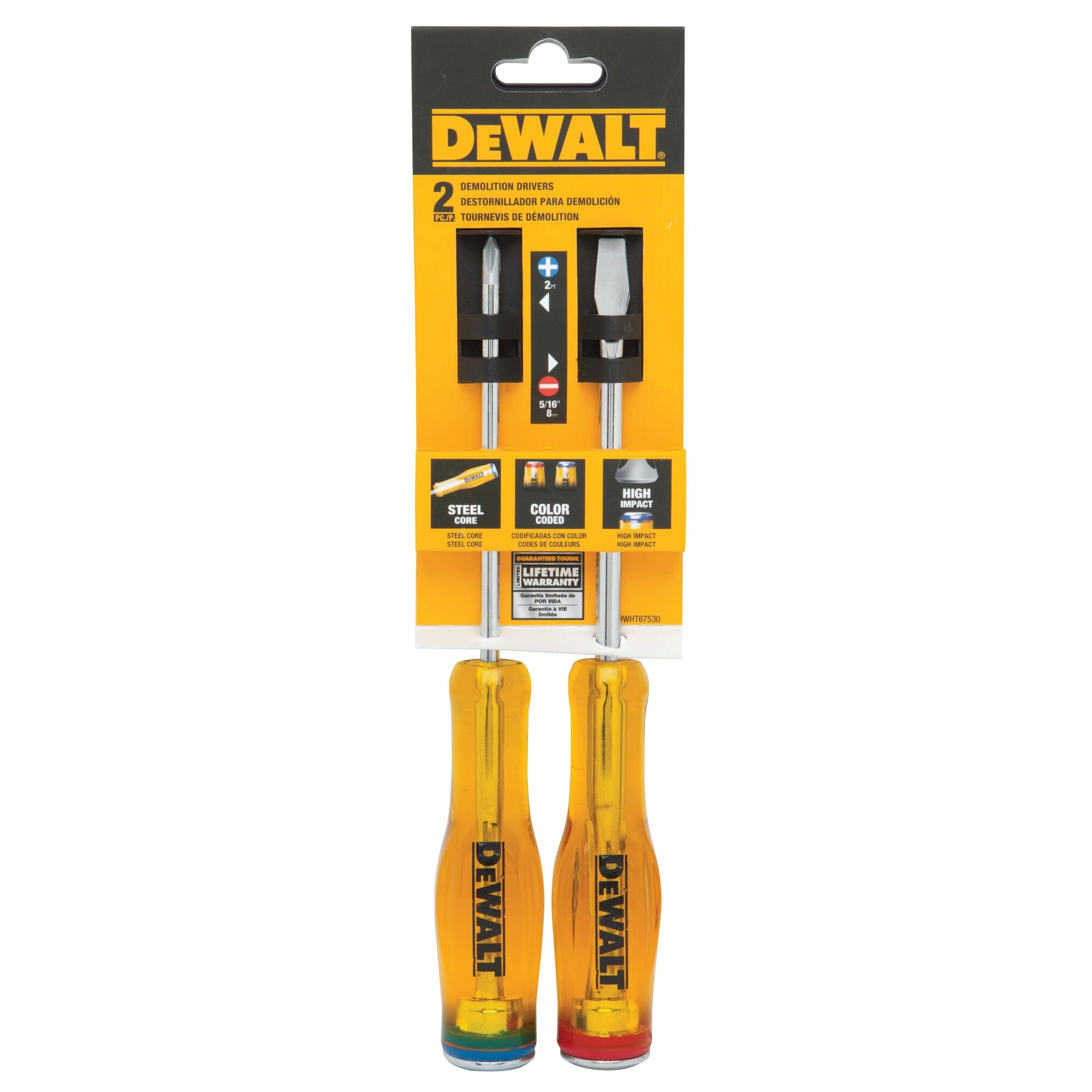 2 Pc Demo Driver Set DEWALT