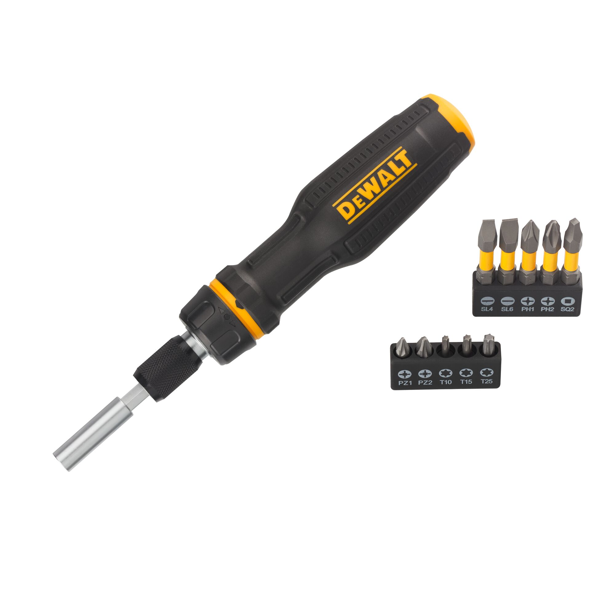 MAX FIT Telescoping Multi Bit Screwdriver Set 10 pc DEWALT