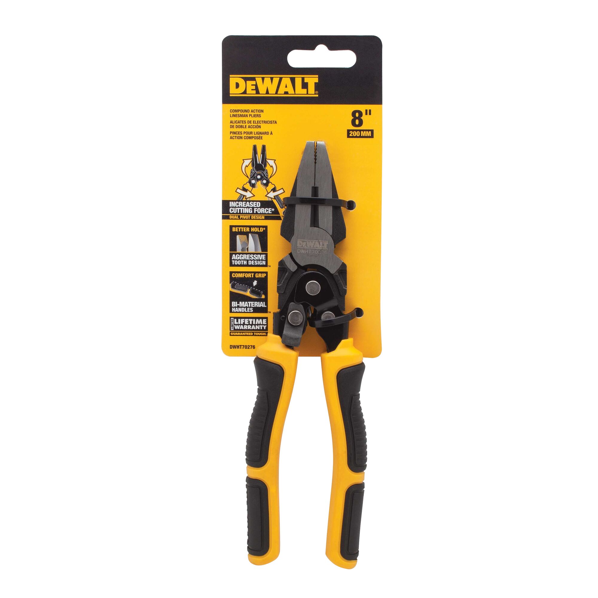 Compound Action Linesman Pliers DEWALT