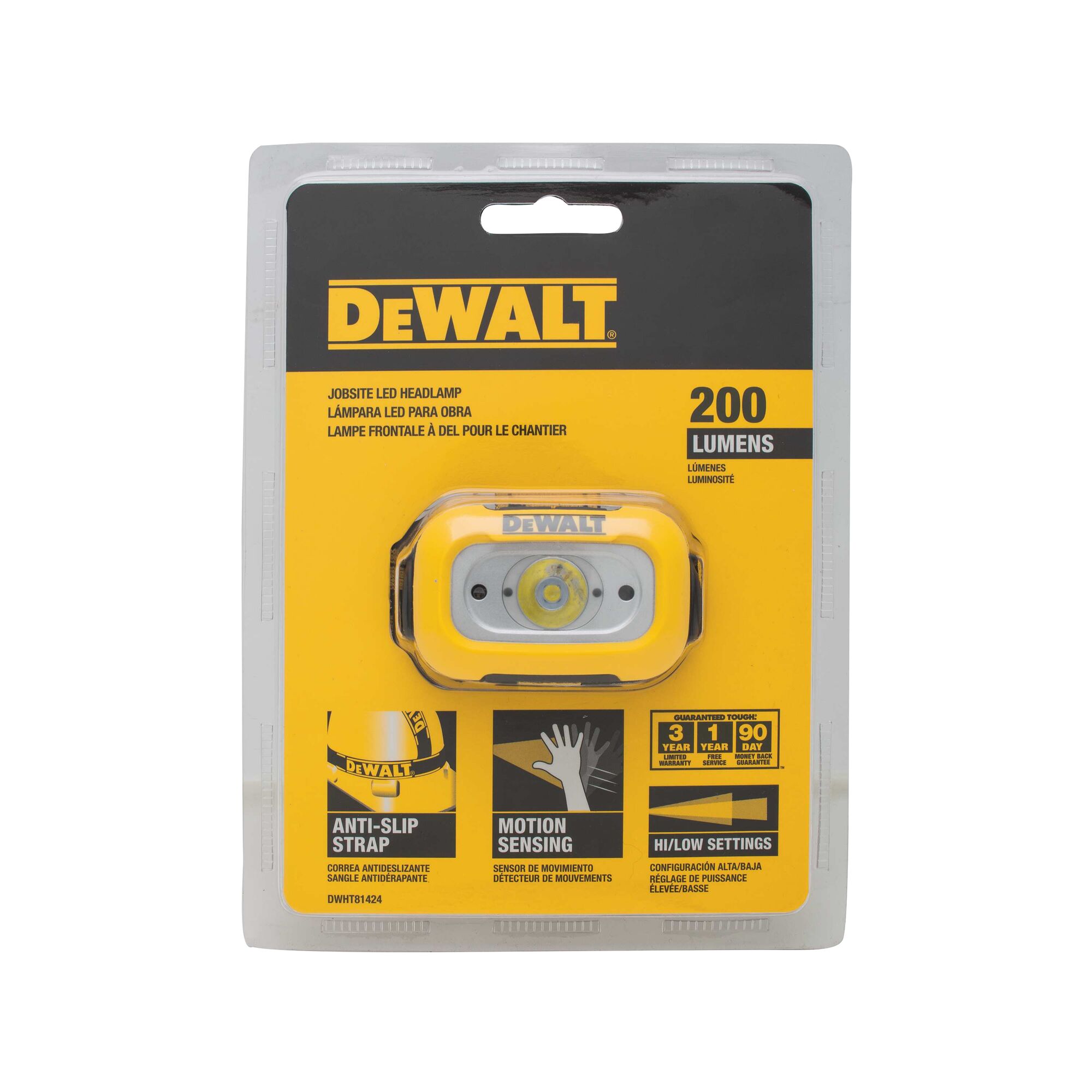 200 Lumen LED Headlamp DEWALT