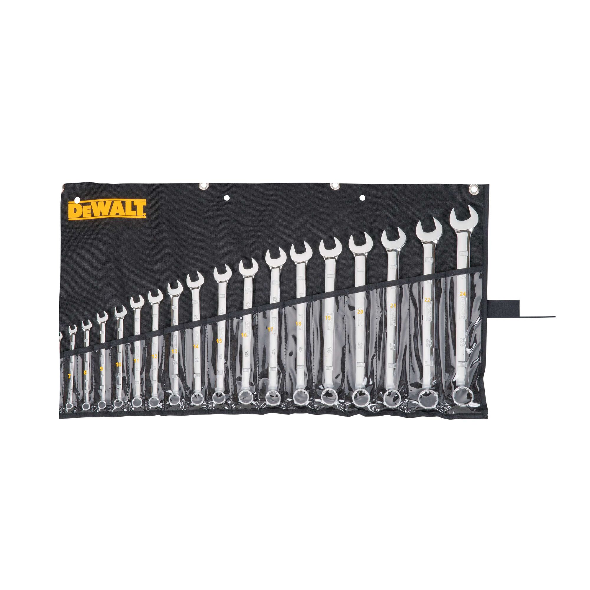 Combination Metric Wrench Set 18 pc DEWALT