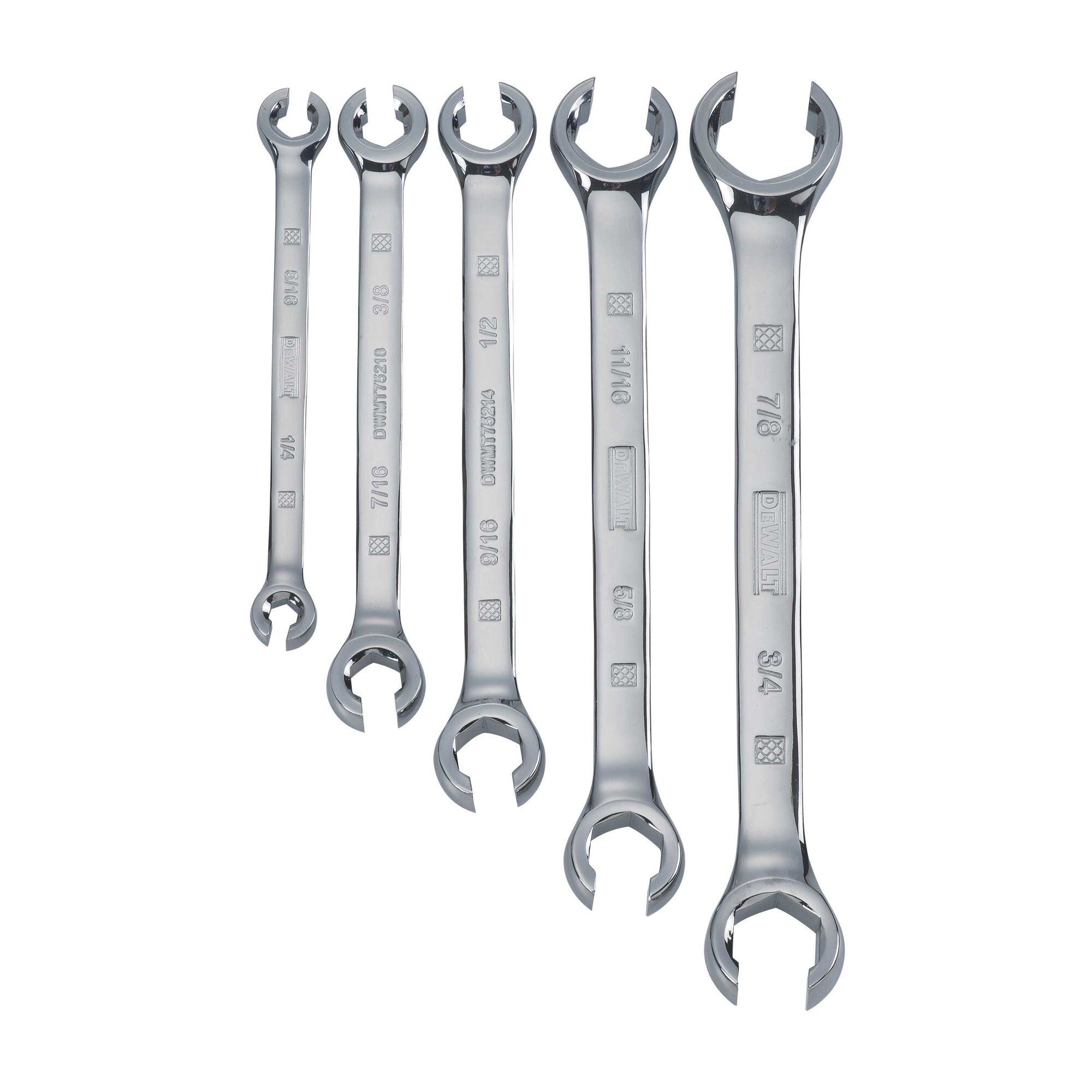 Dewalt combination best sale wrench set