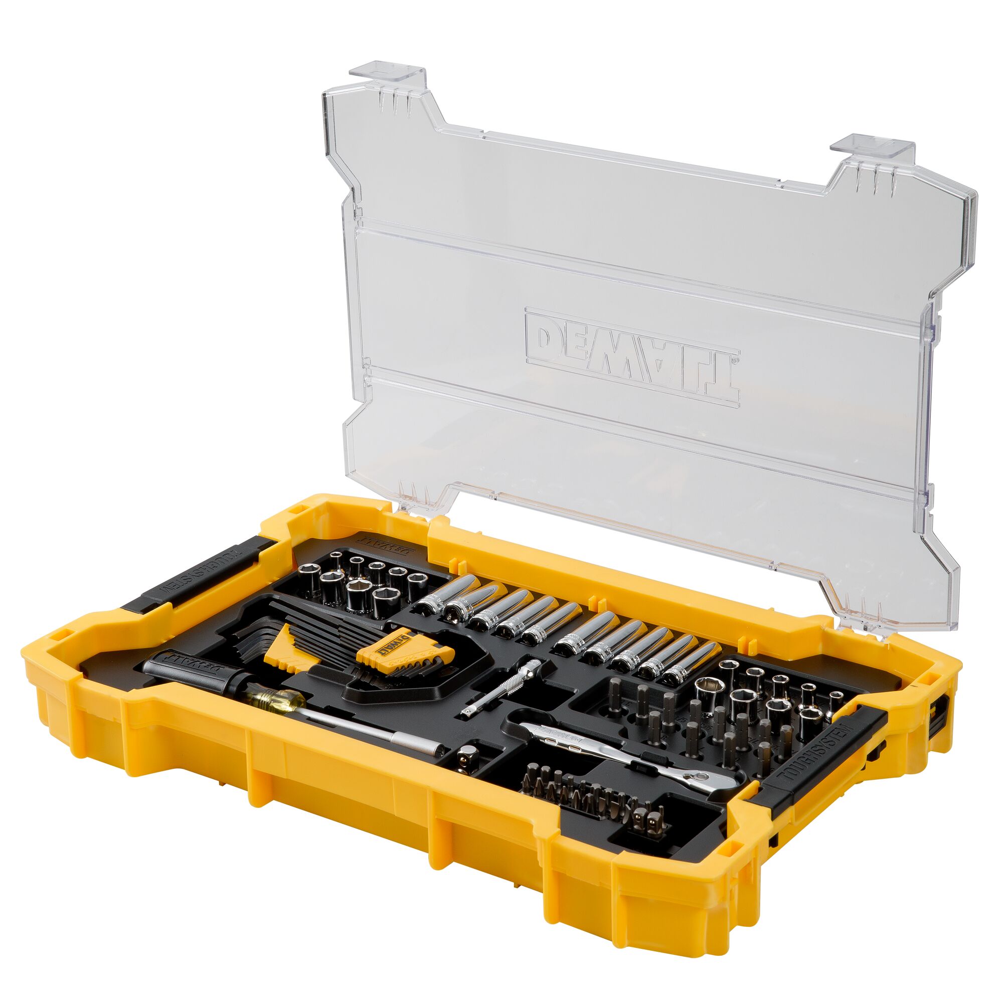 1 4 in and 3 8 in Mechanic Tool Set With ToughSystem 2.0 Tray and