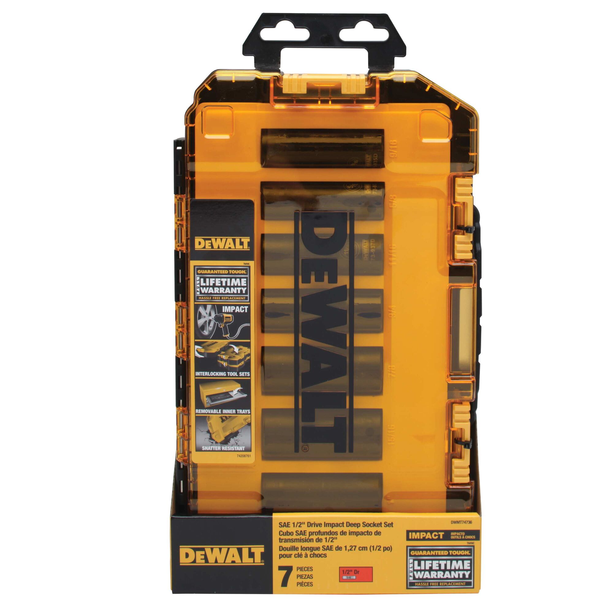 Dewalt impact ready socket set hot sale