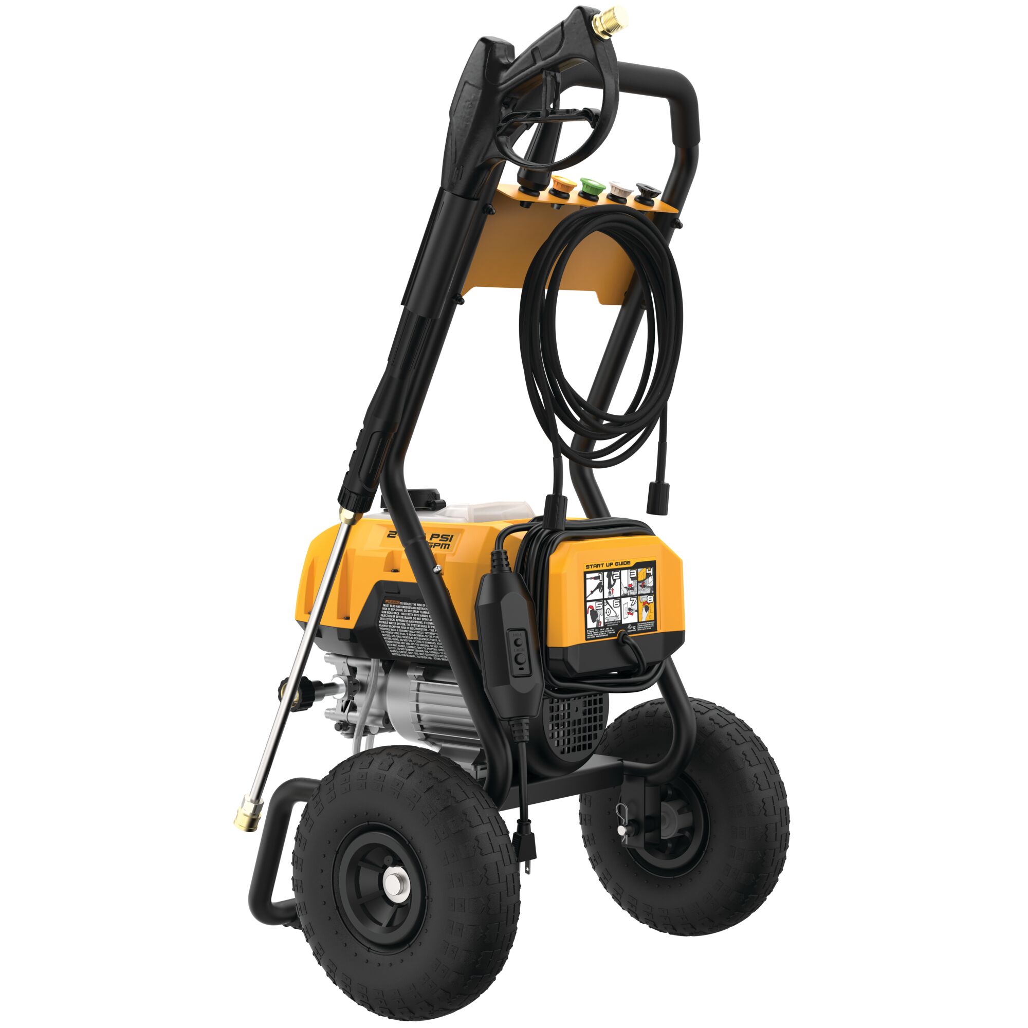 Dewalt 2400 psi 1.1 gpm outlet cold water electric pressure washer dwpw2400