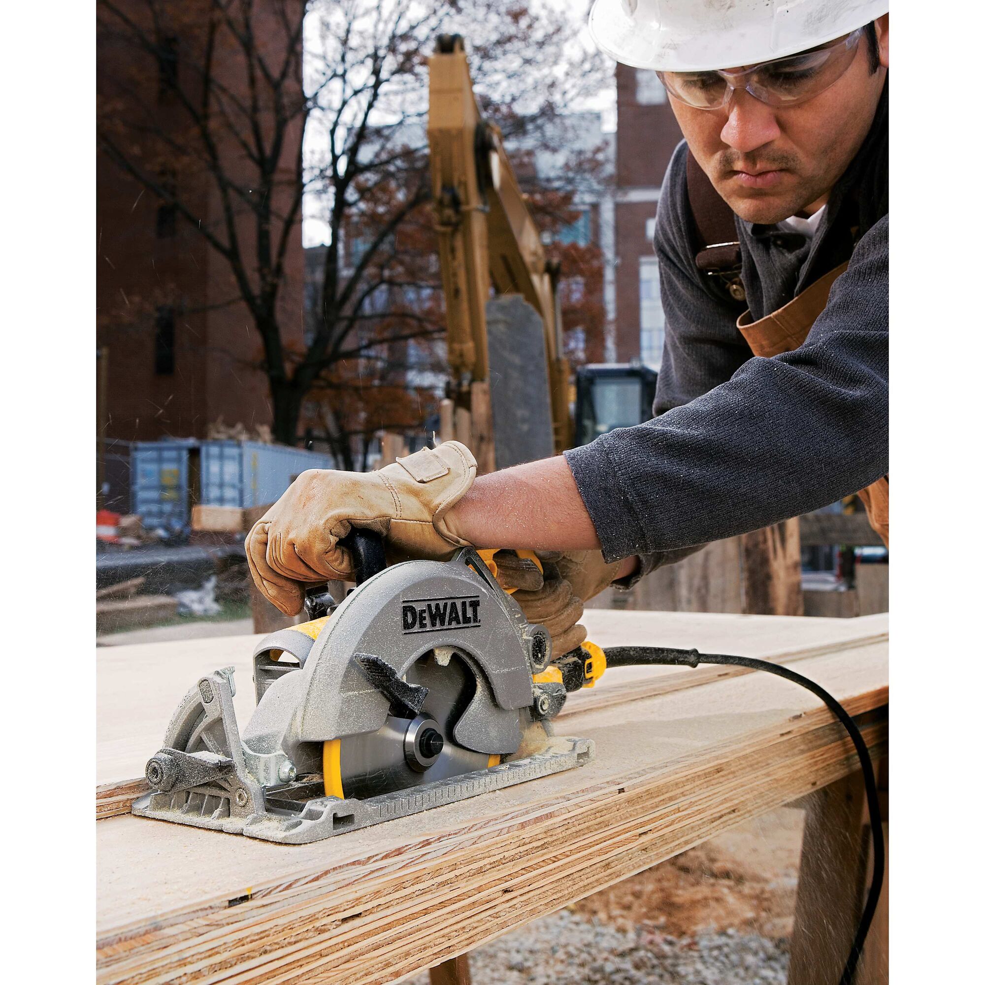 Dewalt worm drive deals saw