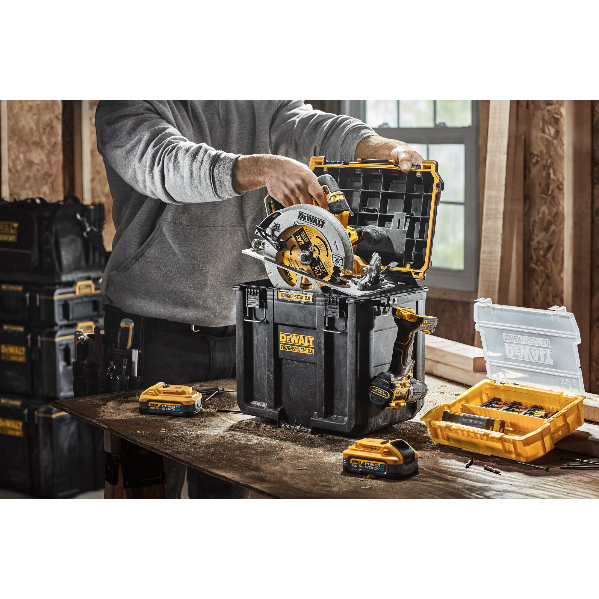 Dewalt circular best sale saw storage box