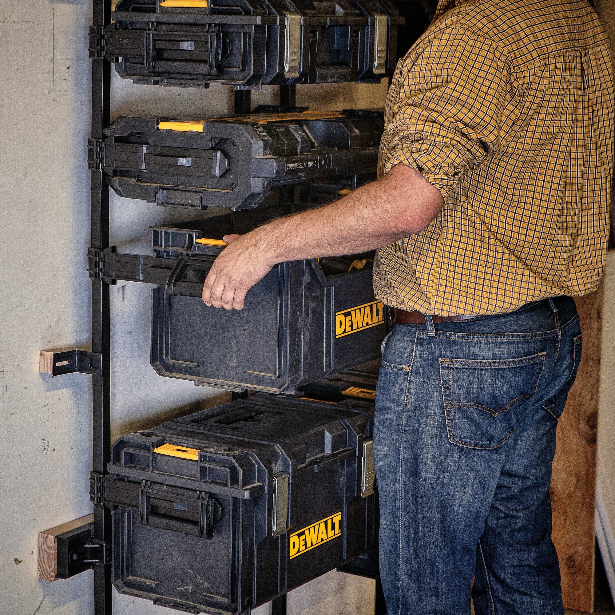 Dewalt store stacking system