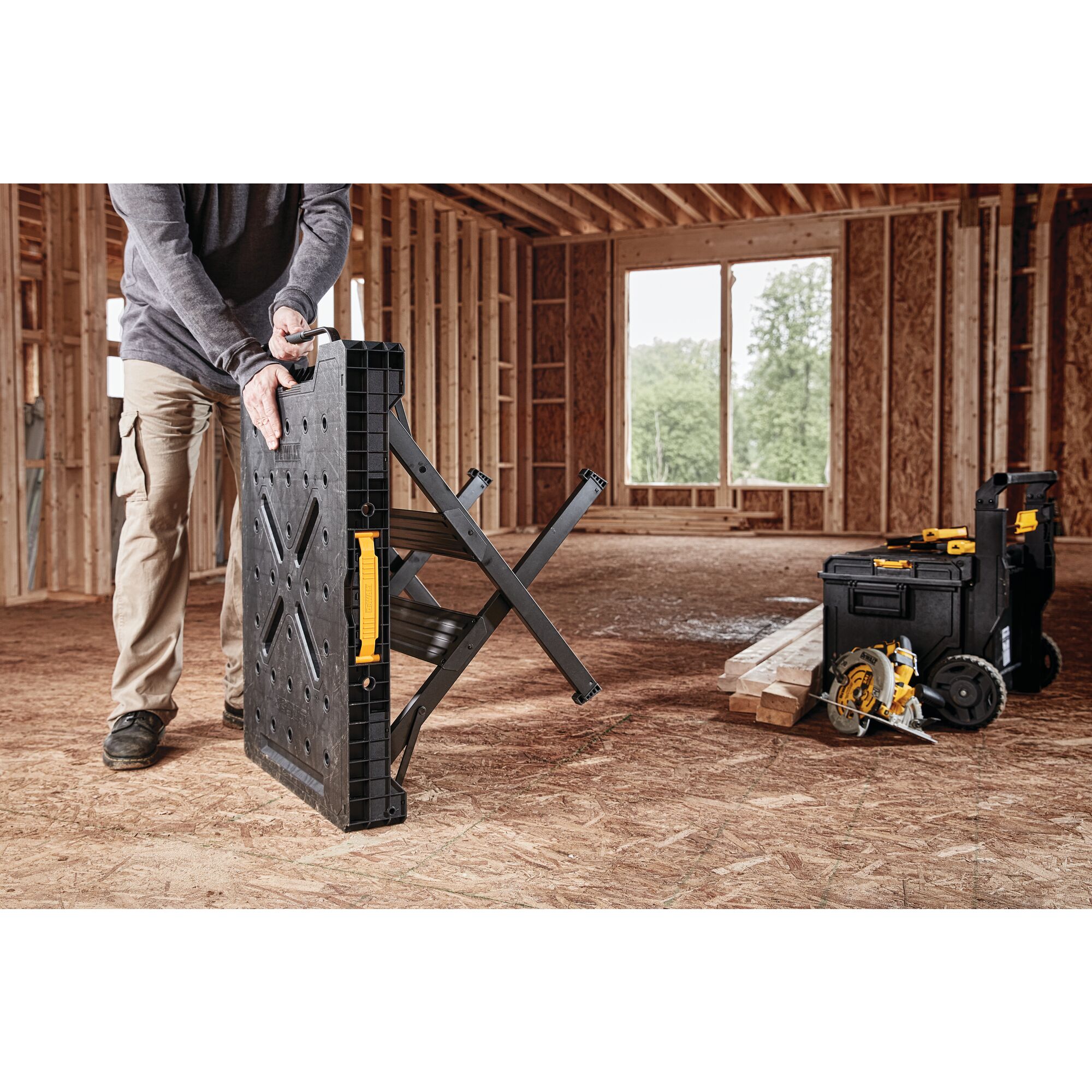 dewalt rapid open folding workbench