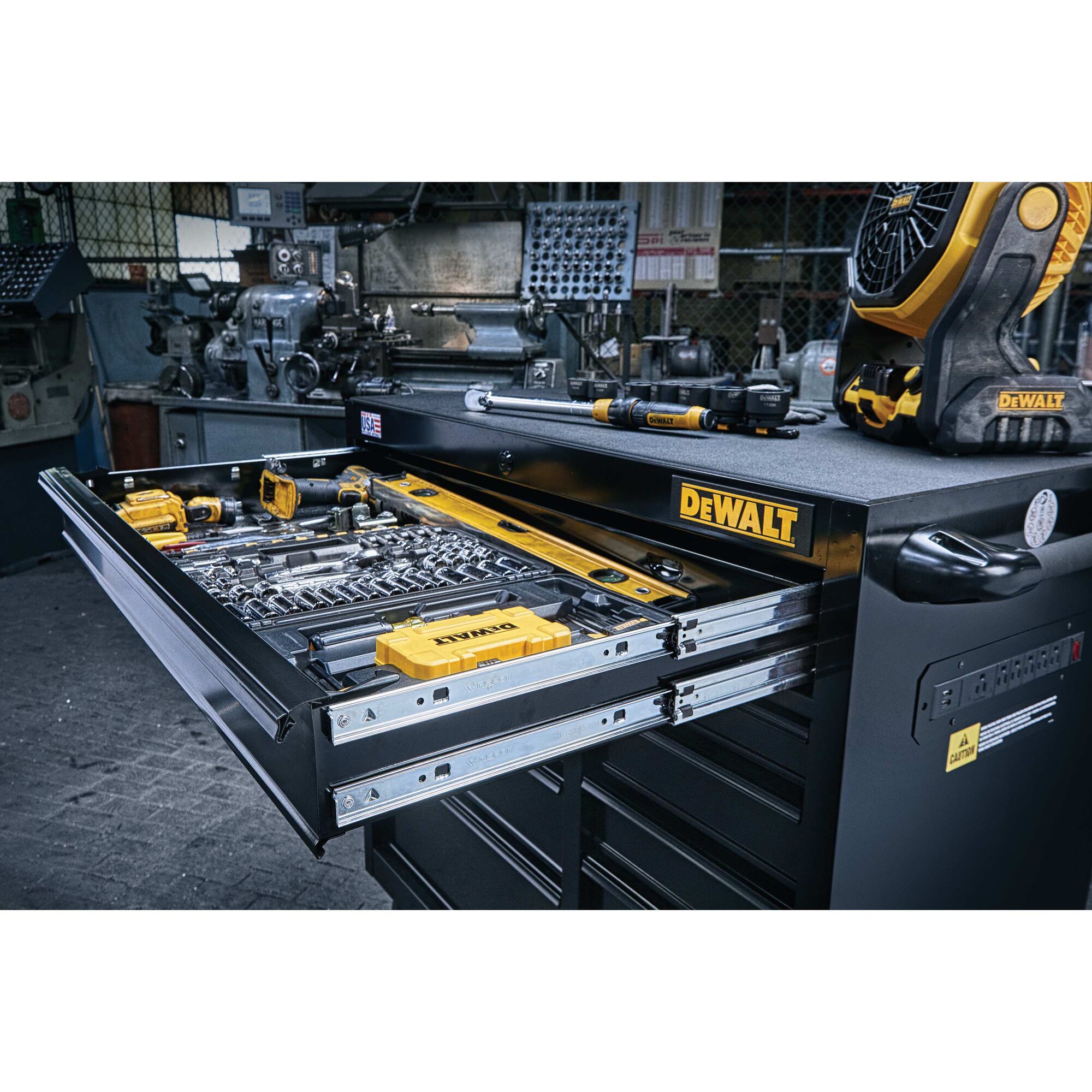 41 in. Wide 9 Drawer Mobile Workbench DEWALT