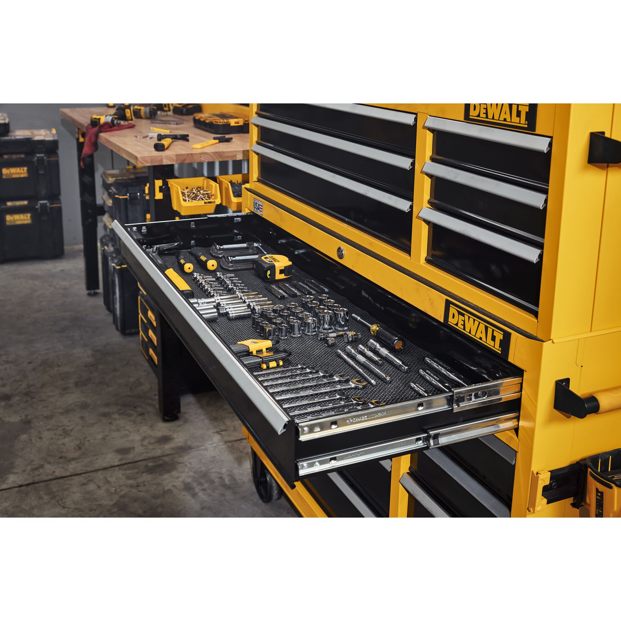 DEWALT 37 in. 5 Drawer Rolling Tool Cabinet DEWALT