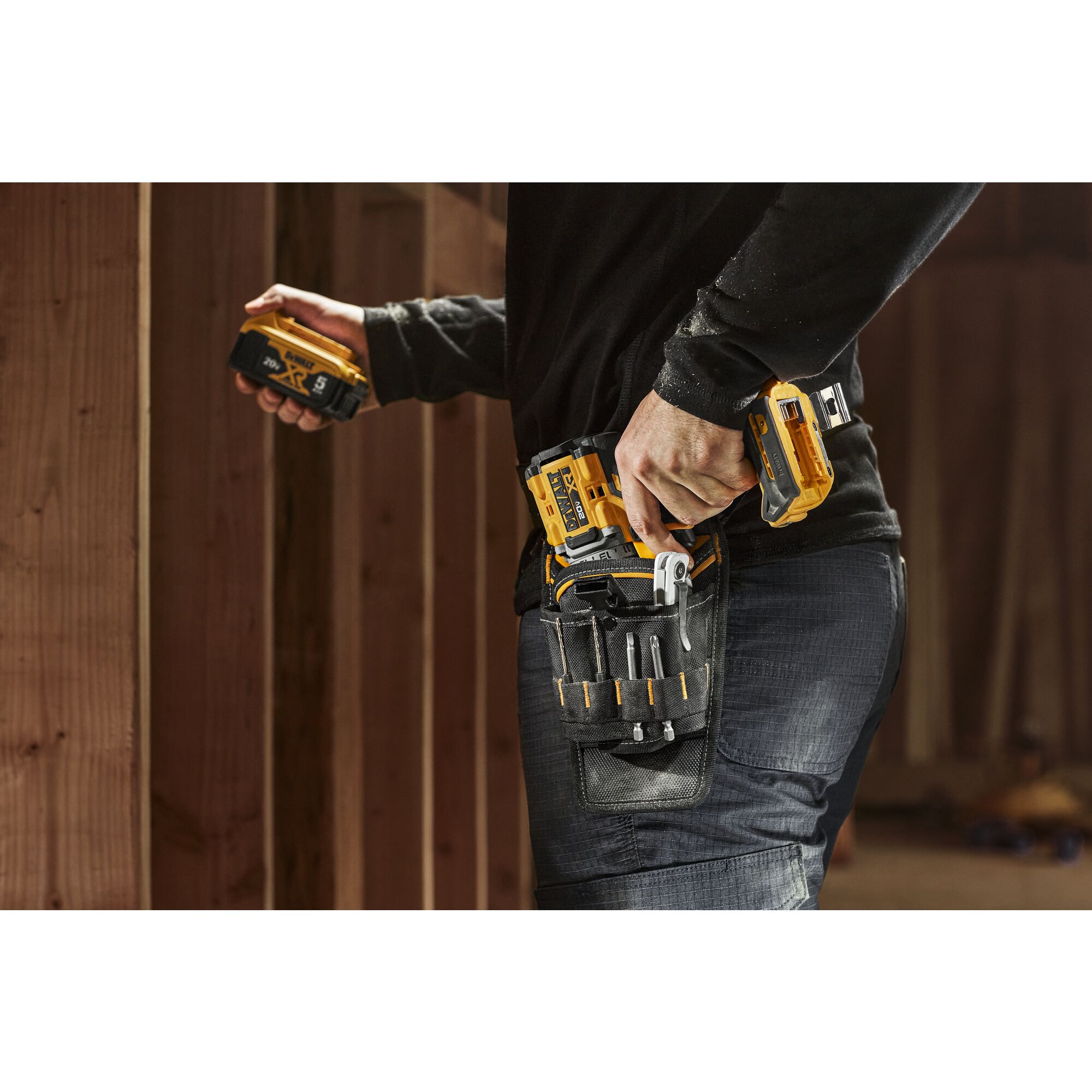 Holster for cordless online drill