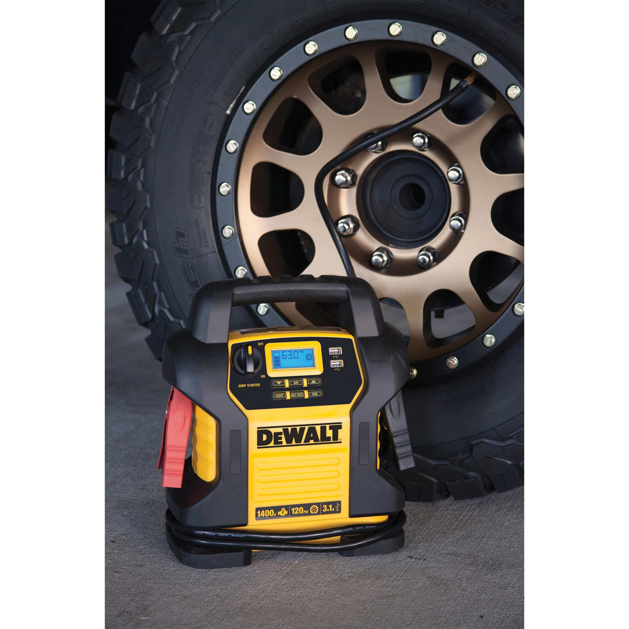 dewalt battery jump start