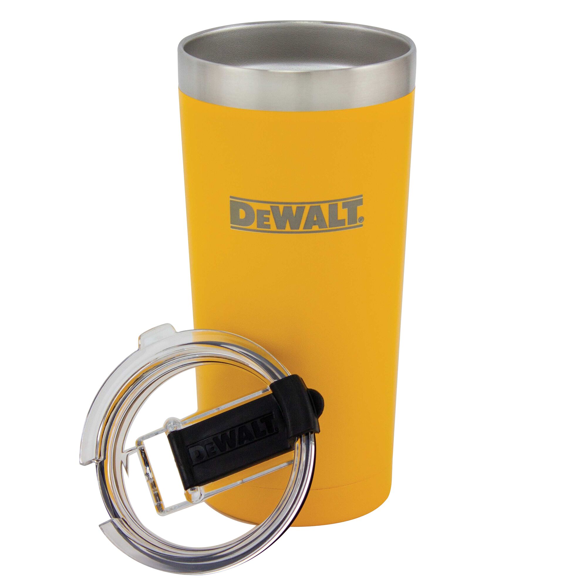 20 oz. Yellow Powder Coated Tumbler DEWALT