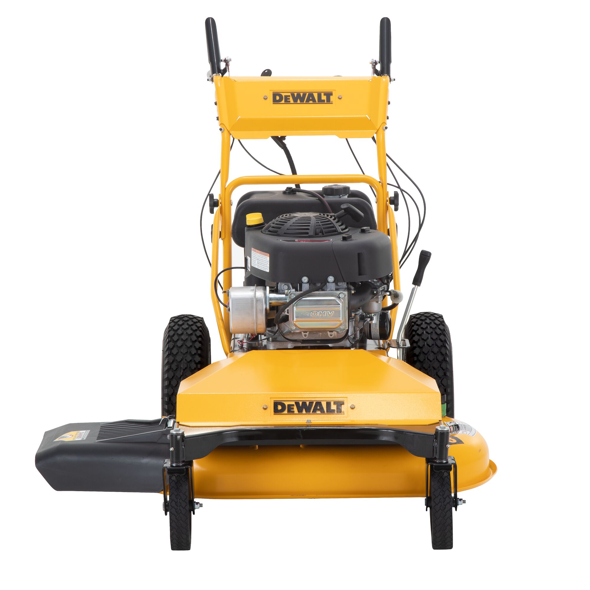 Wide push lawn online mower